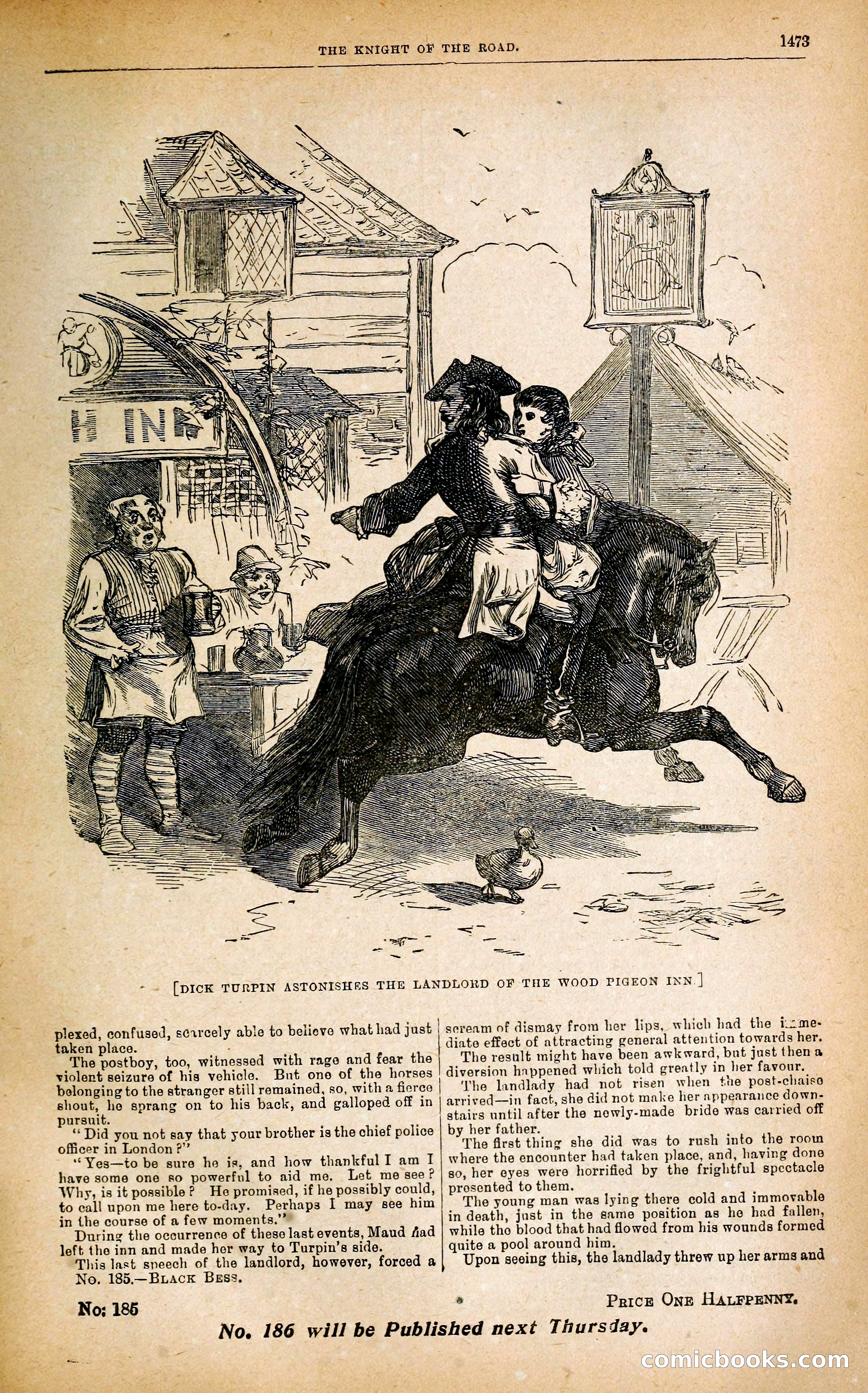 Black Bess; or, the Knight of the Road — page 101: Penny Dreadfuls, 1866