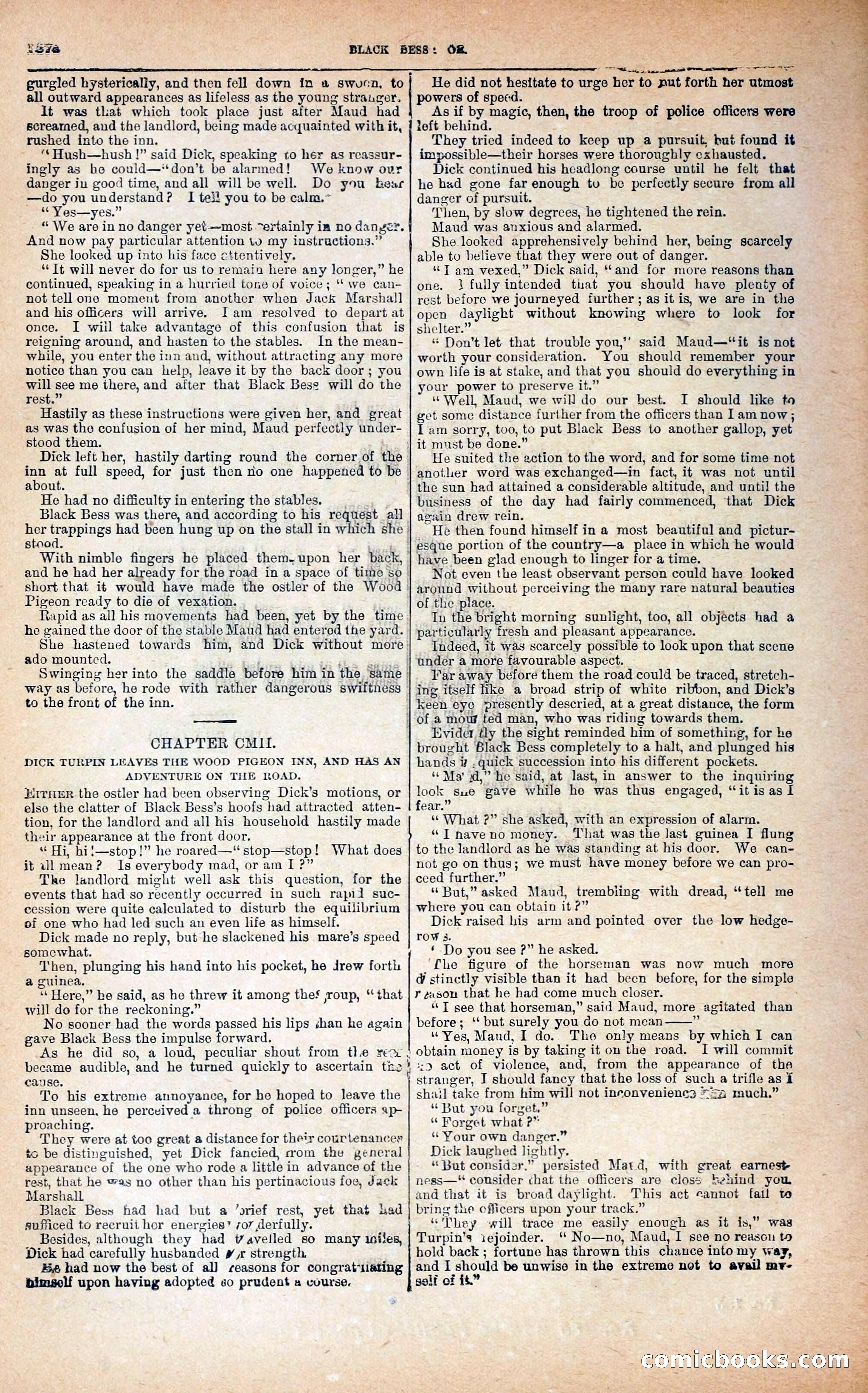 Black Bess; or, the Knight of the Road — page 102: Penny Dreadfuls, 1866