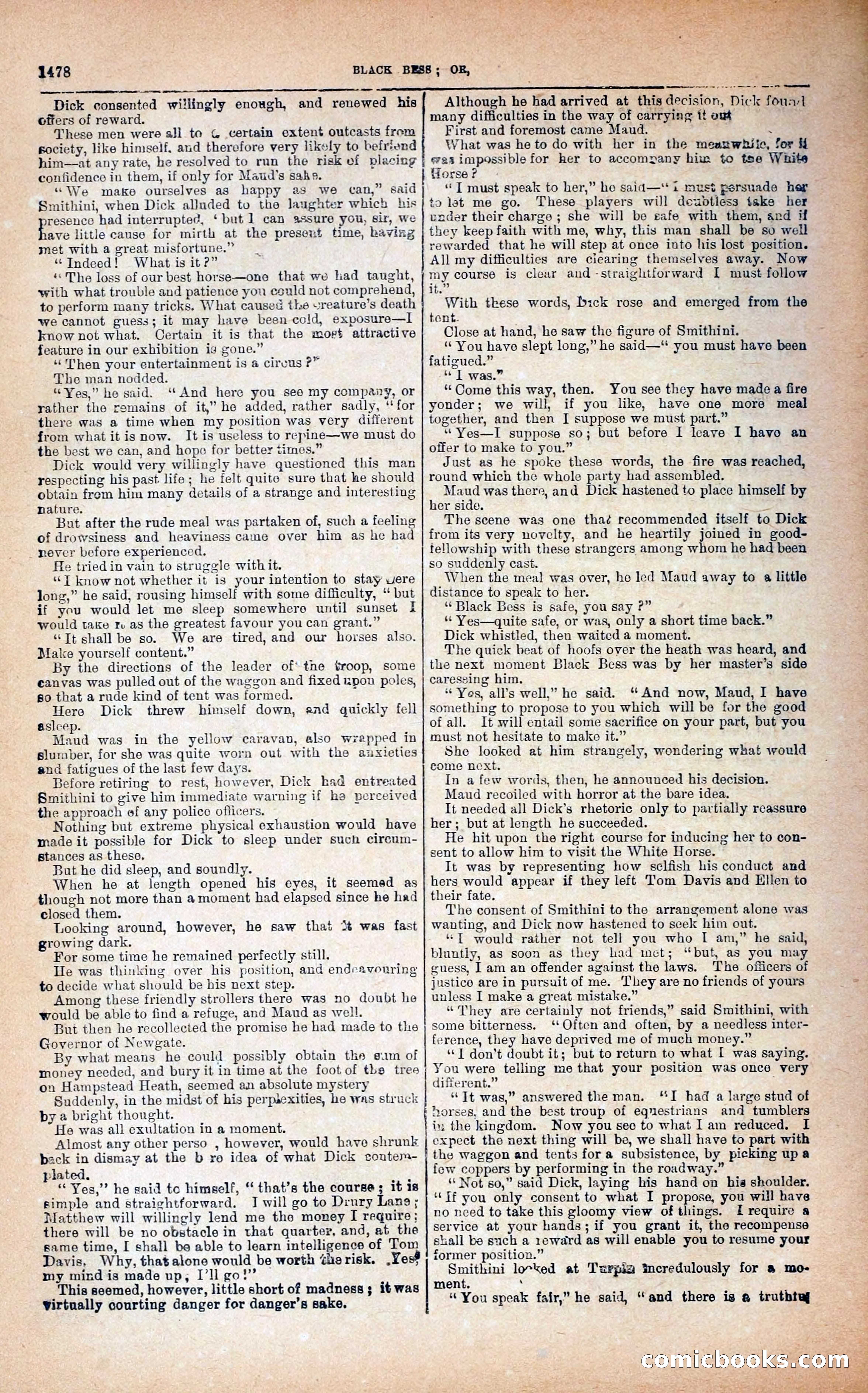 Black Bess; or, the Knight of the Road — page 106: Penny Dreadfuls, 1866