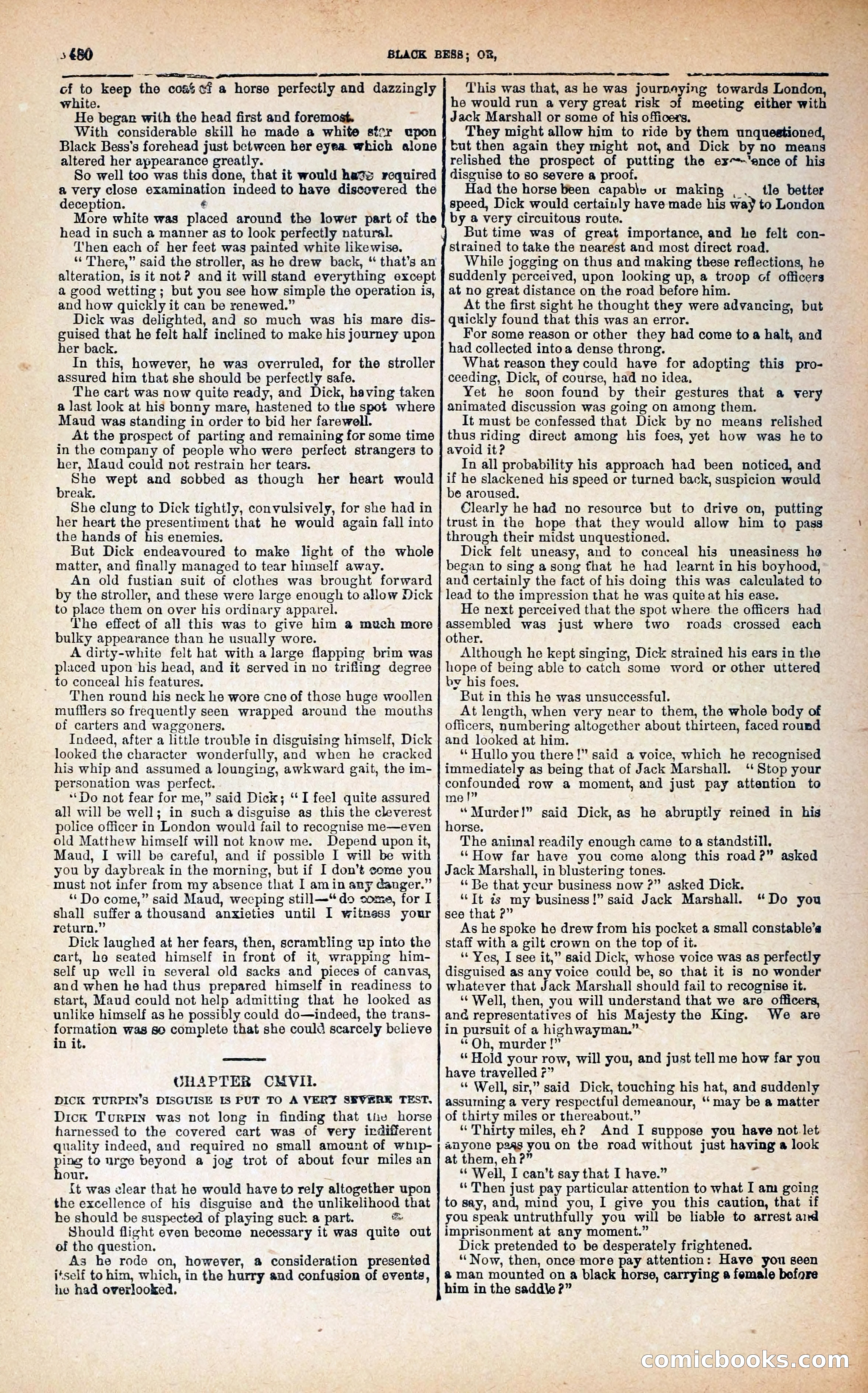 Black Bess; or, the Knight of the Road — page 108: Penny Dreadfuls, 1866