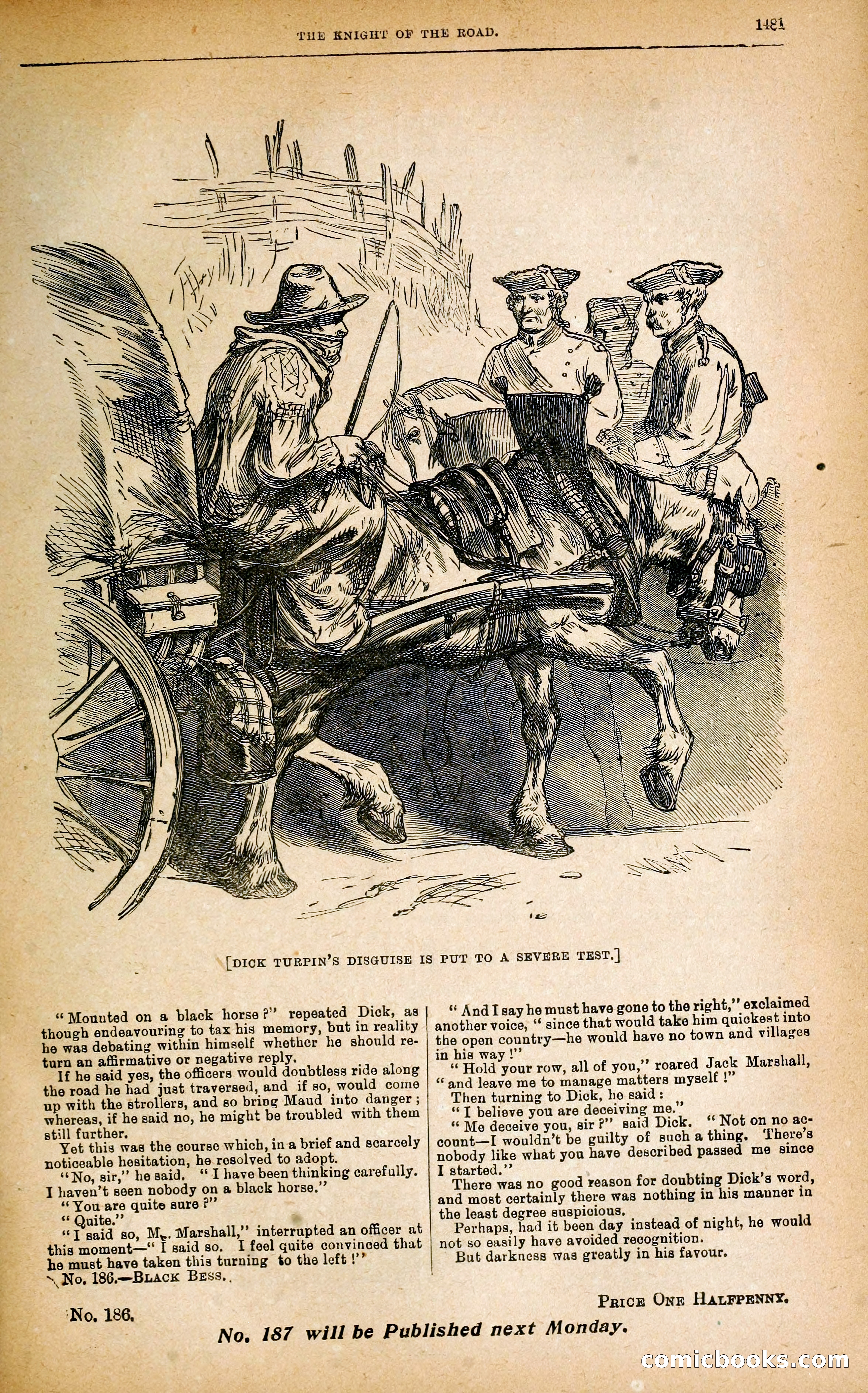 Black Bess; or, the Knight of the Road — page 109: Penny Dreadfuls, 1866