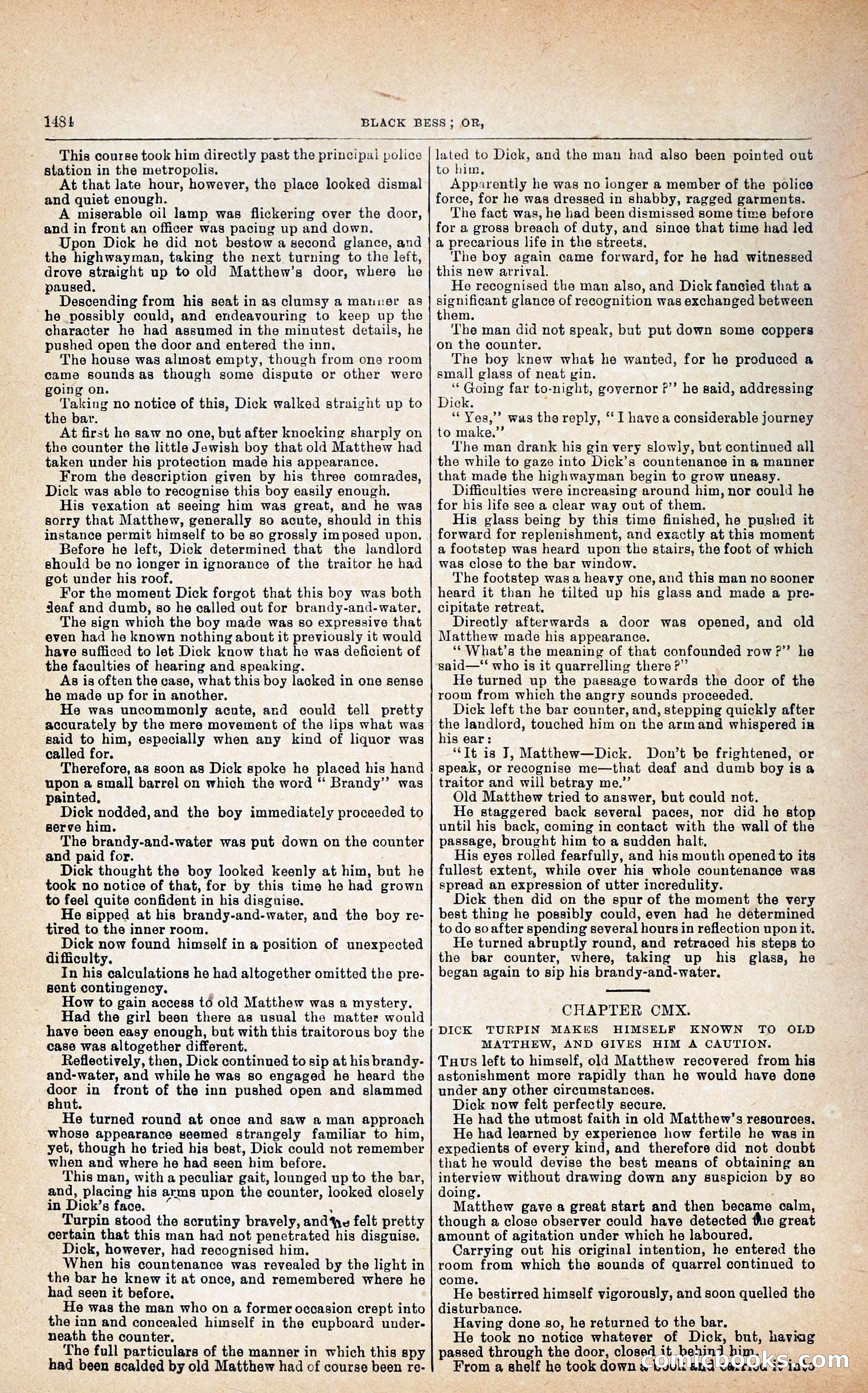 Black Bess; or, the Knight of the Road — page 112: Penny Dreadfuls, 1866