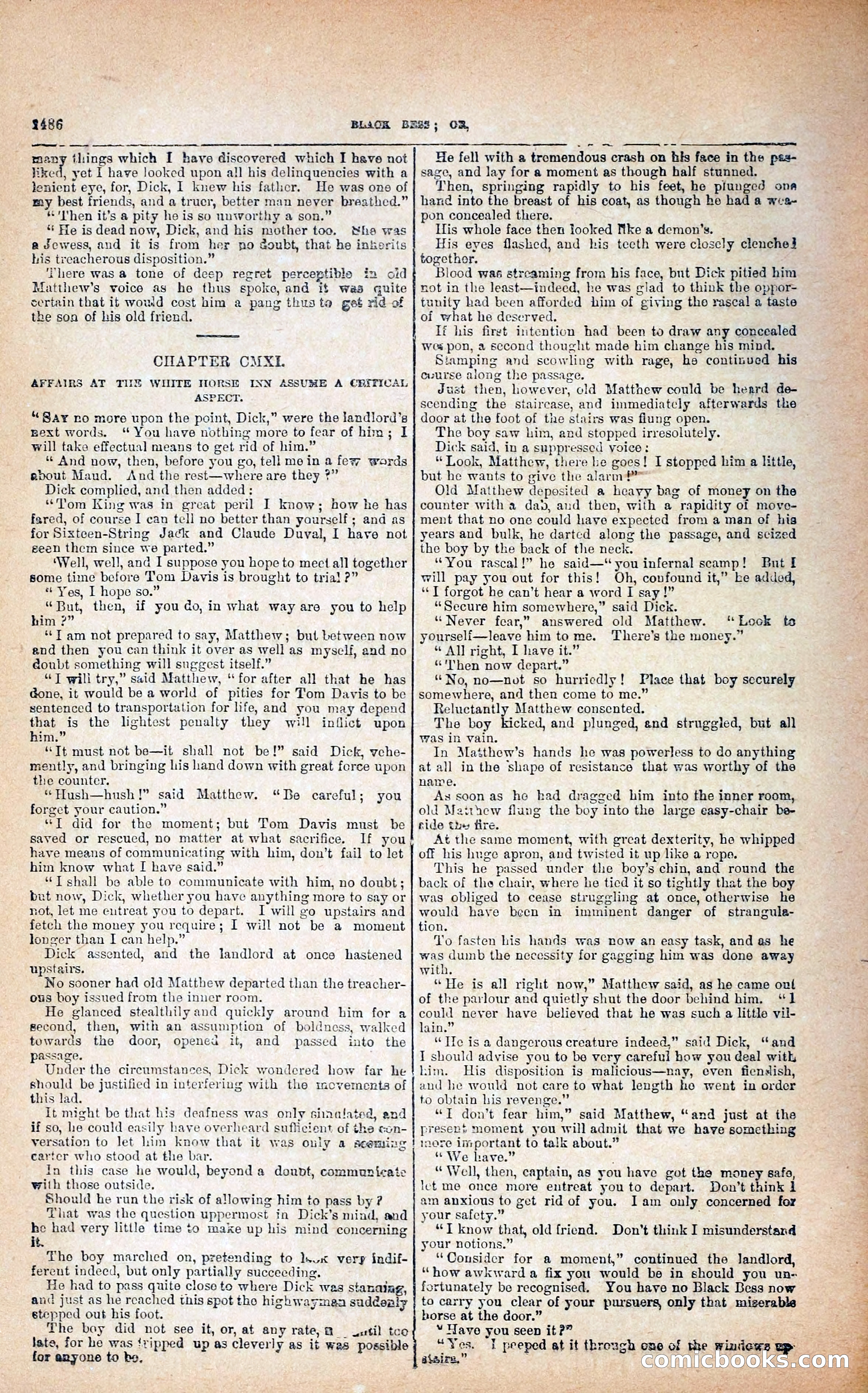 Black Bess; or, the Knight of the Road — page 114: Penny Dreadfuls, 1866