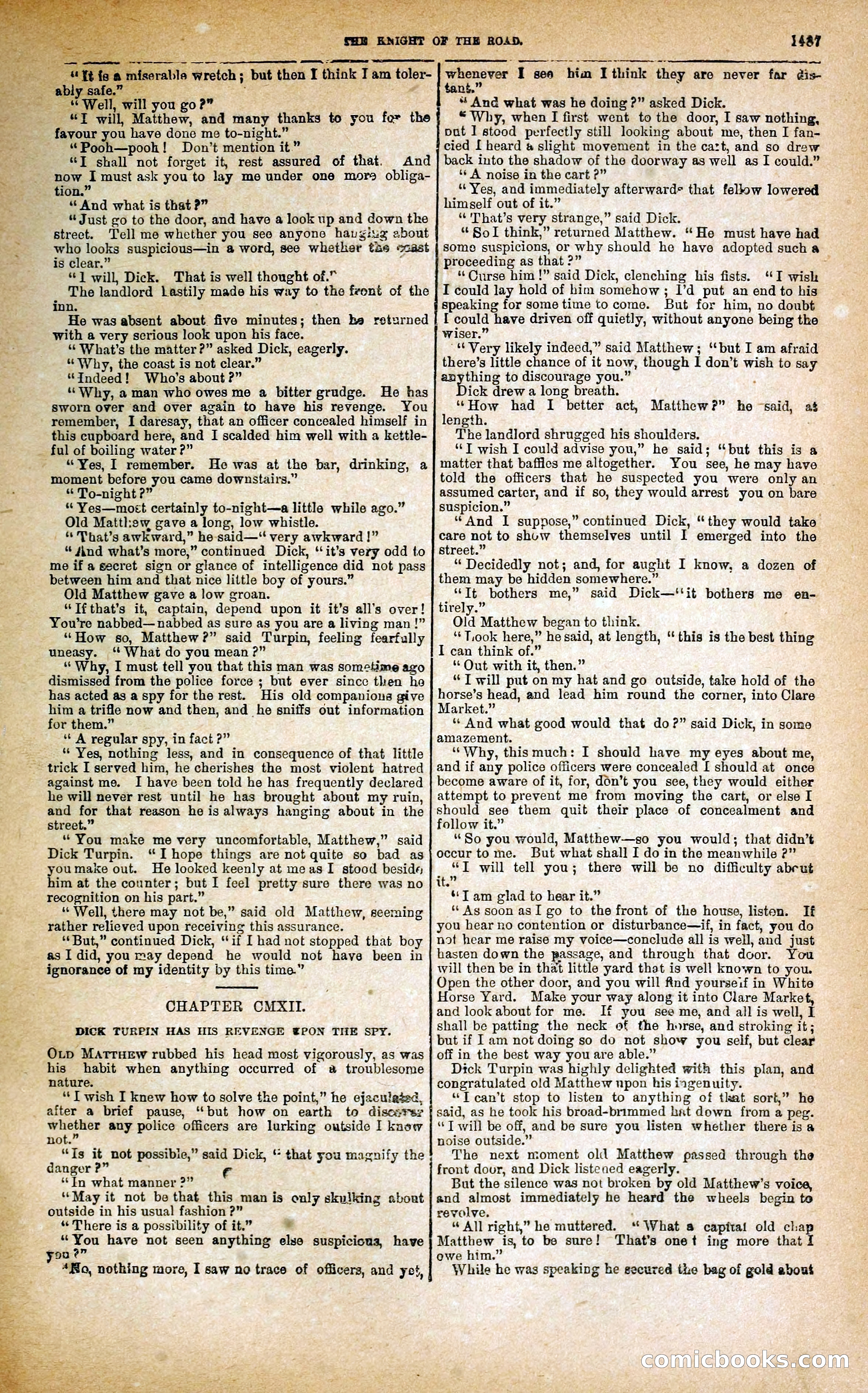 Black Bess; or, the Knight of the Road — page 115: Penny Dreadfuls, 1866