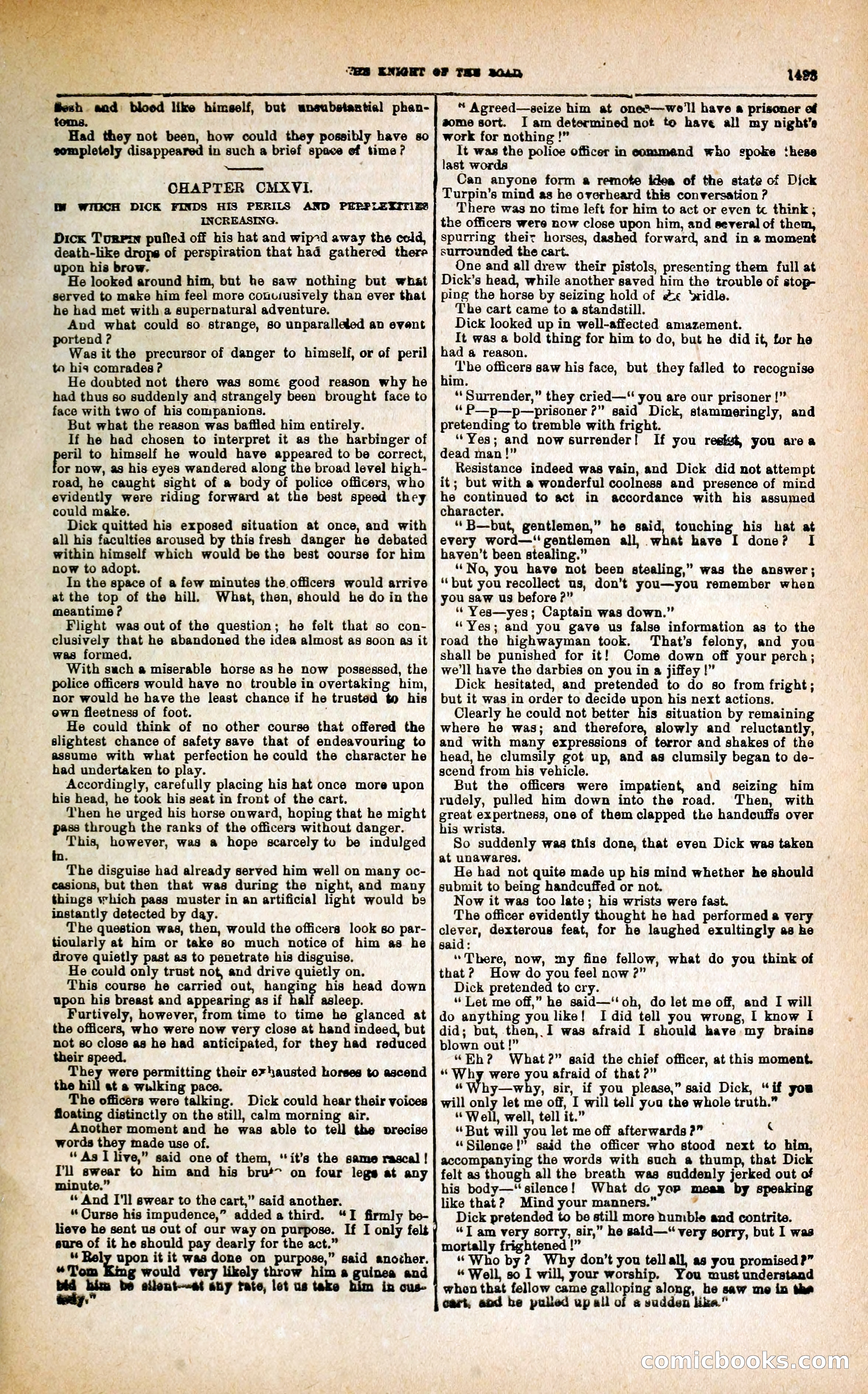 Black Bess; or, the Knight of the Road — page 121: Penny Dreadfuls, 1866