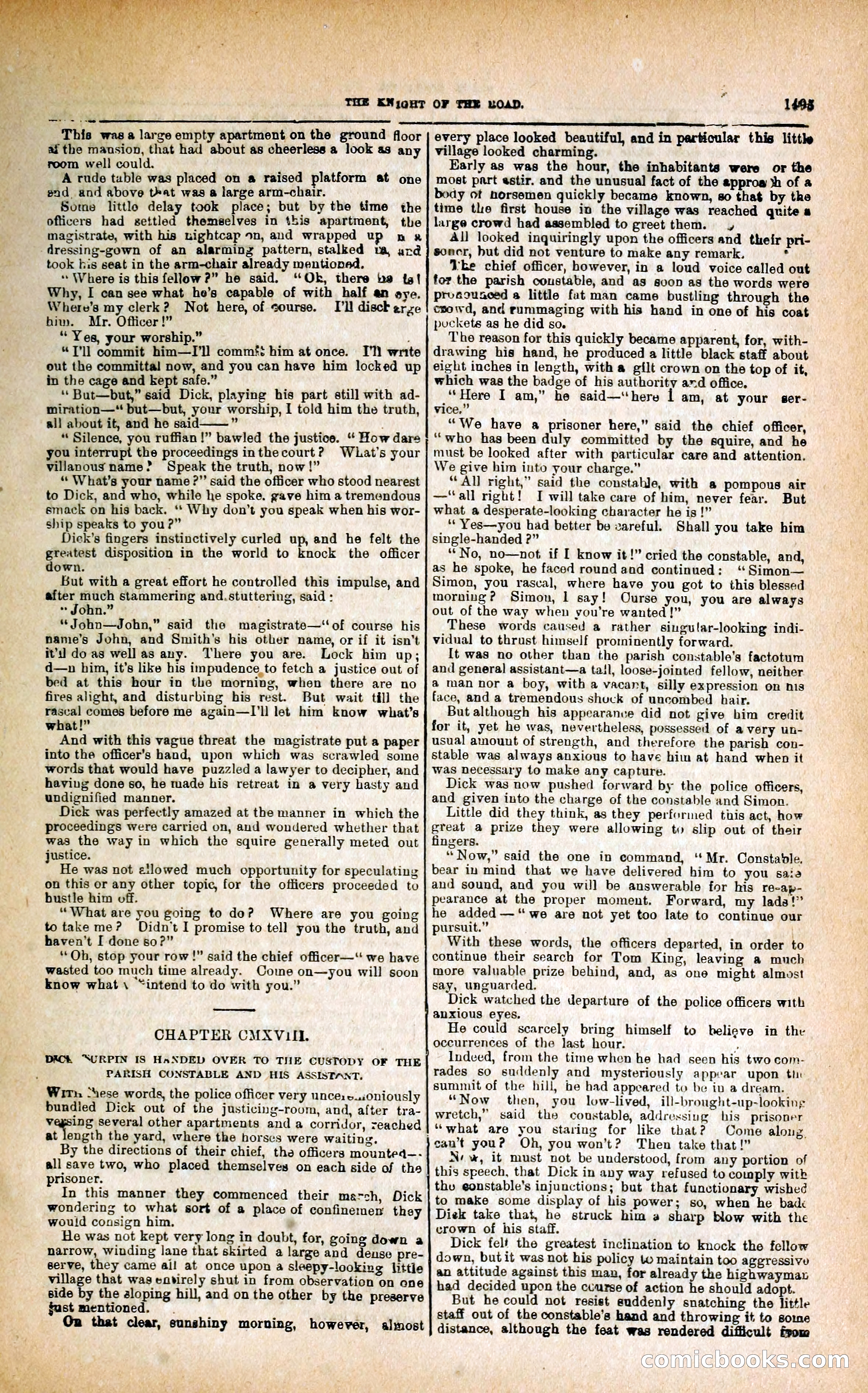Black Bess; or, the Knight of the Road — page 123: Penny Dreadfuls, 1866