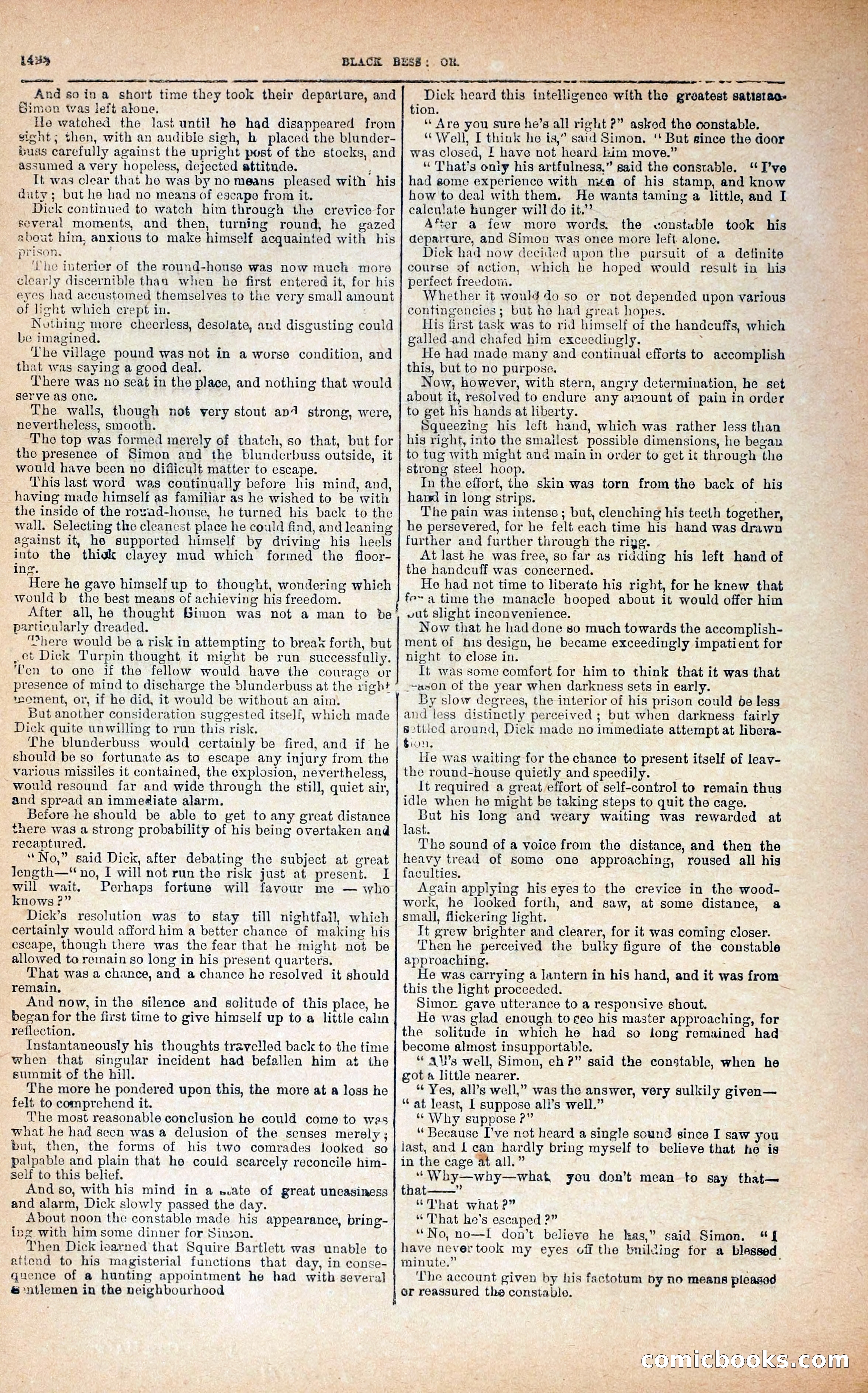 Black Bess; or, the Knight of the Road — page 126: Penny Dreadfuls, 1866