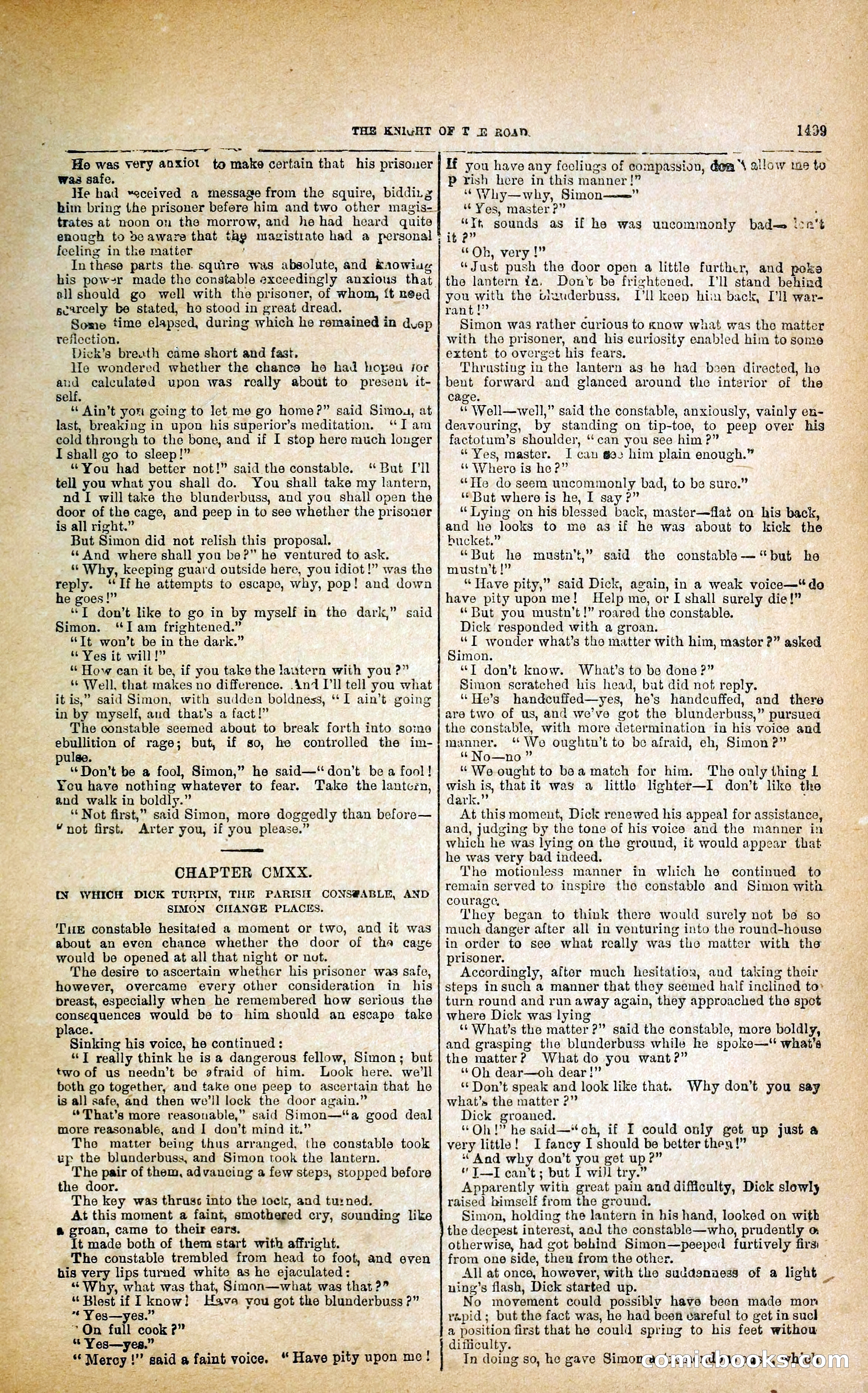 Black Bess; or, the Knight of the Road — page 127: Penny Dreadfuls, 1866