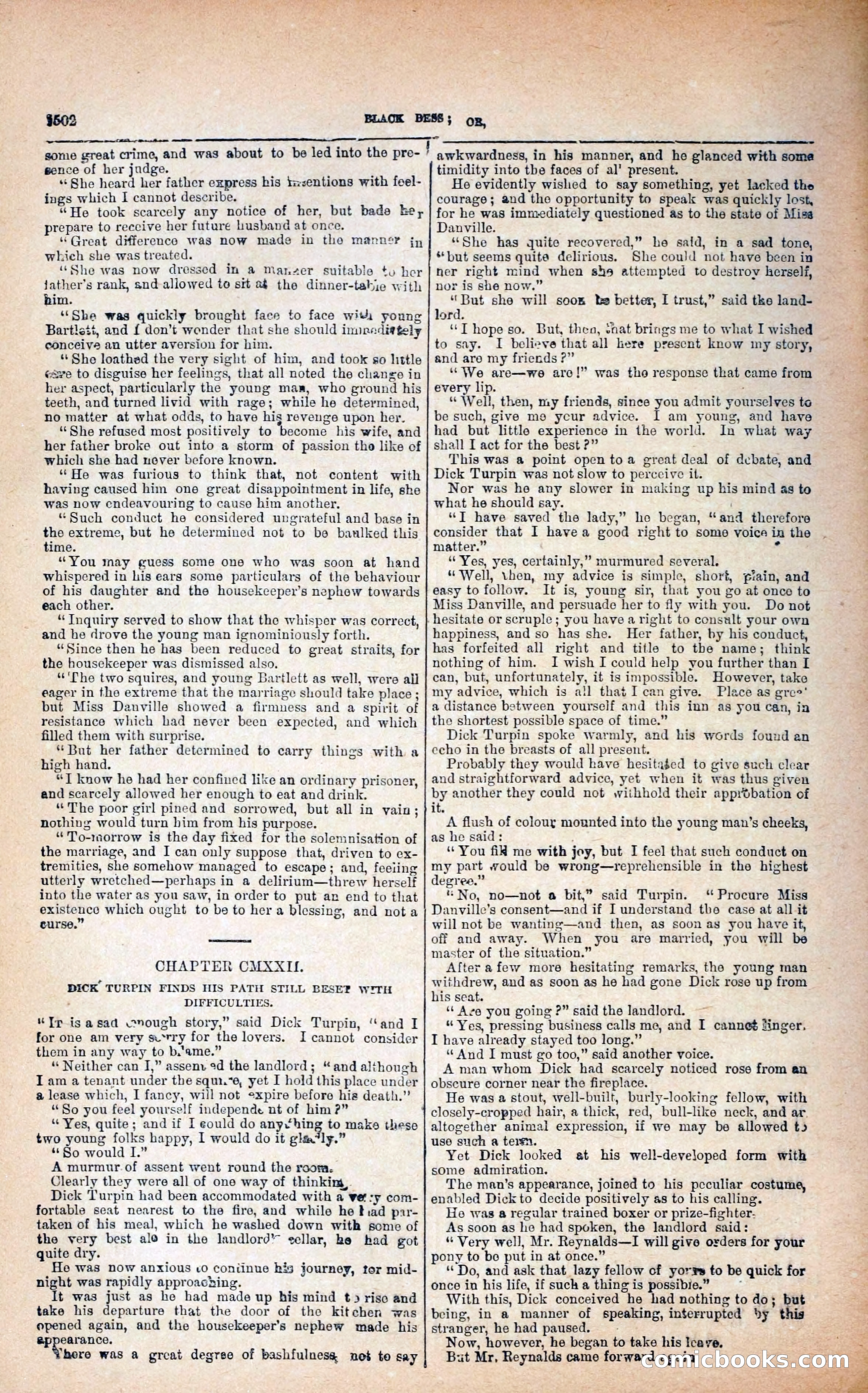 Black Bess; or, the Knight of the Road — page 130: Penny Dreadfuls, 1866