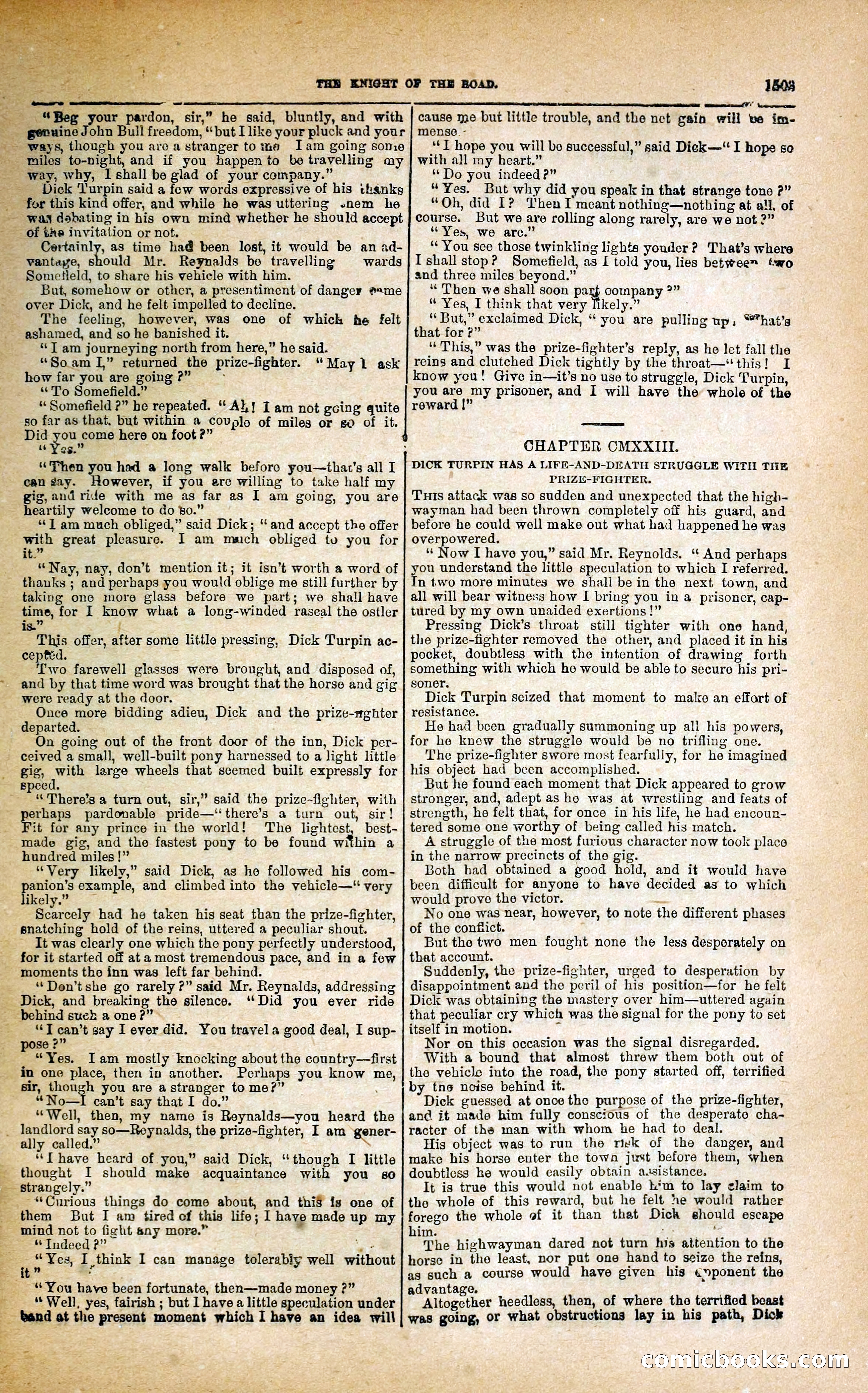 Black Bess; or, the Knight of the Road — page 131: Penny Dreadfuls, 1866