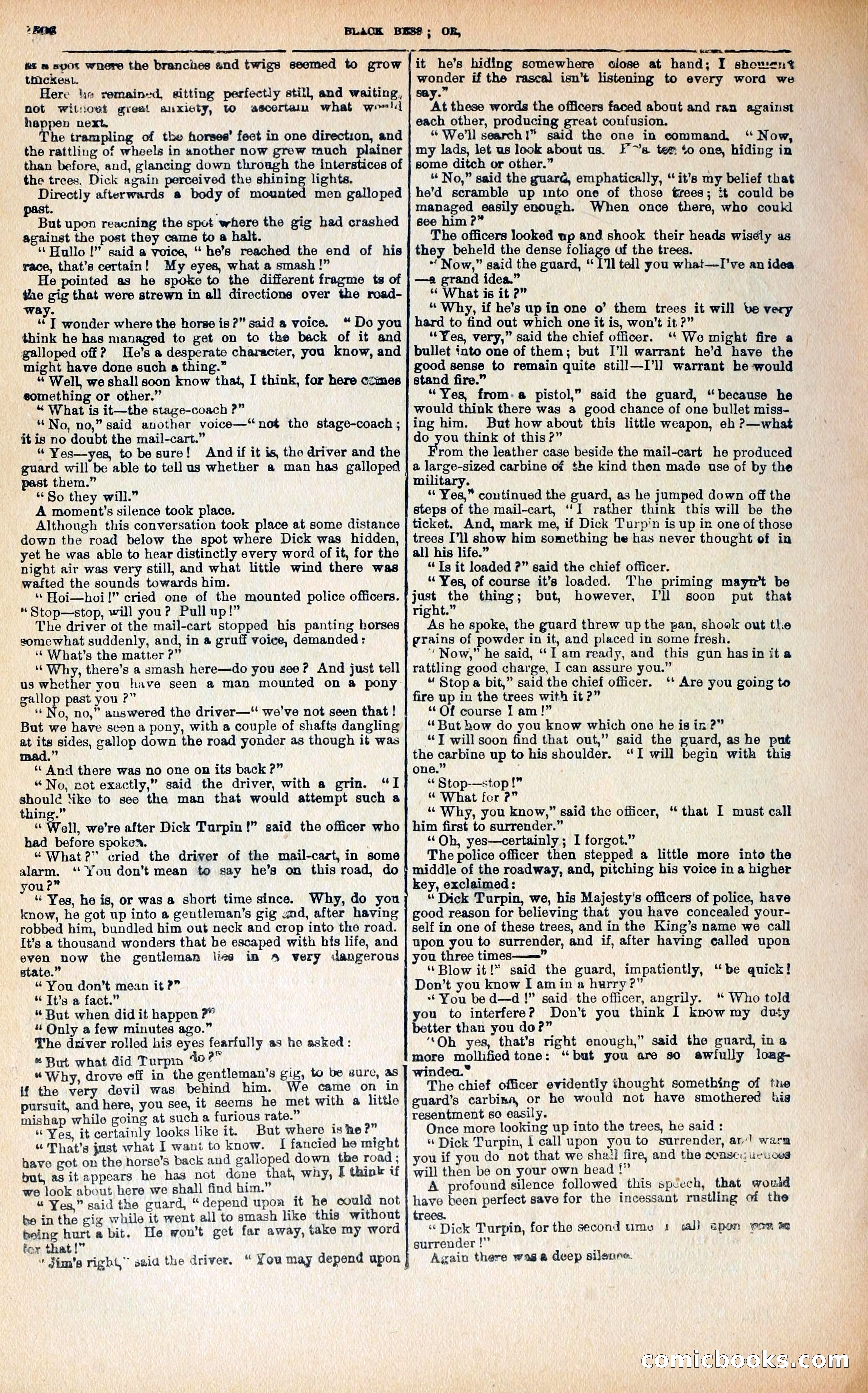Black Bess; or, the Knight of the Road — page 134: Penny Dreadfuls, 1866