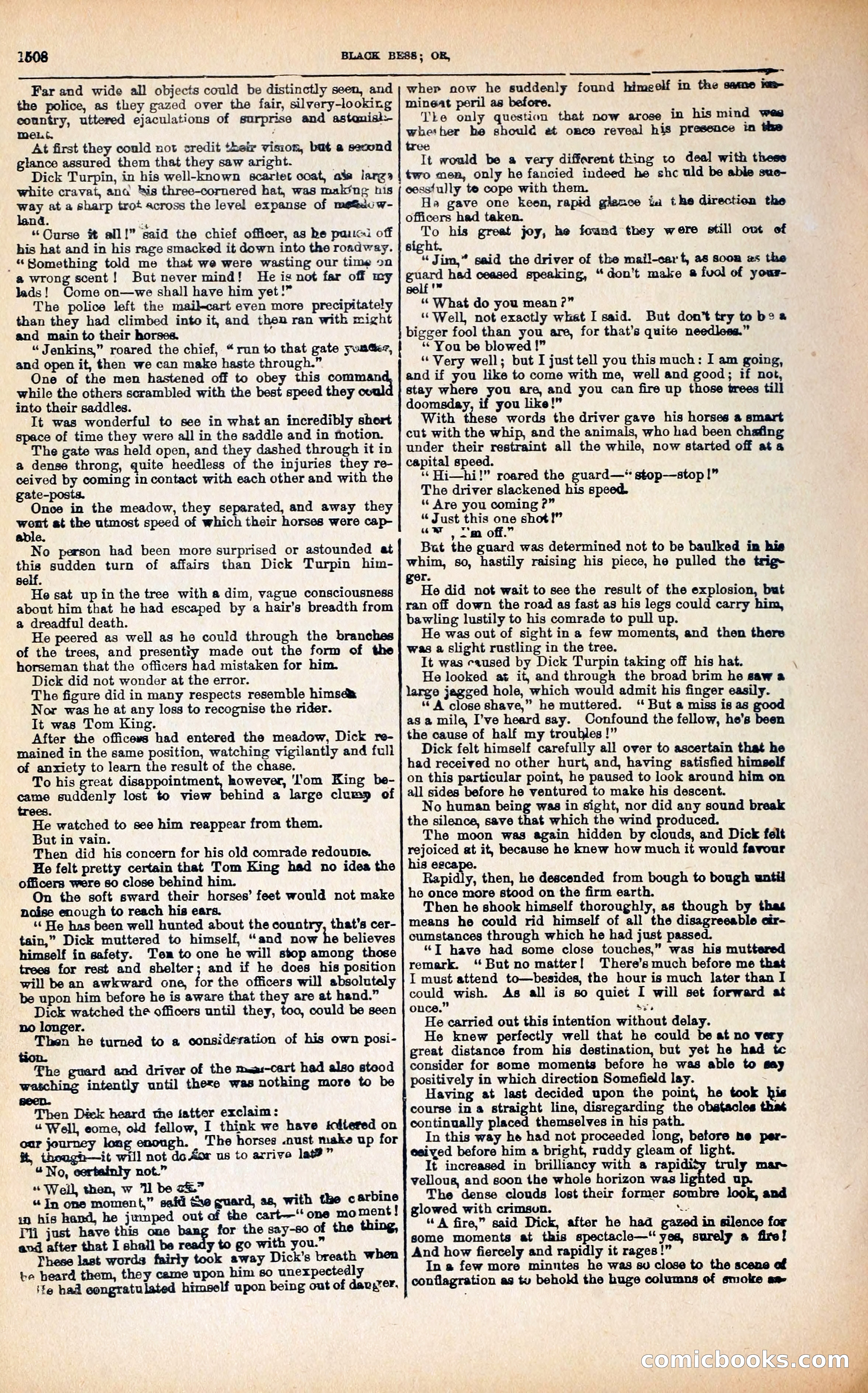 Black Bess; or, the Knight of the Road — page 136: Penny Dreadfuls, 1866
