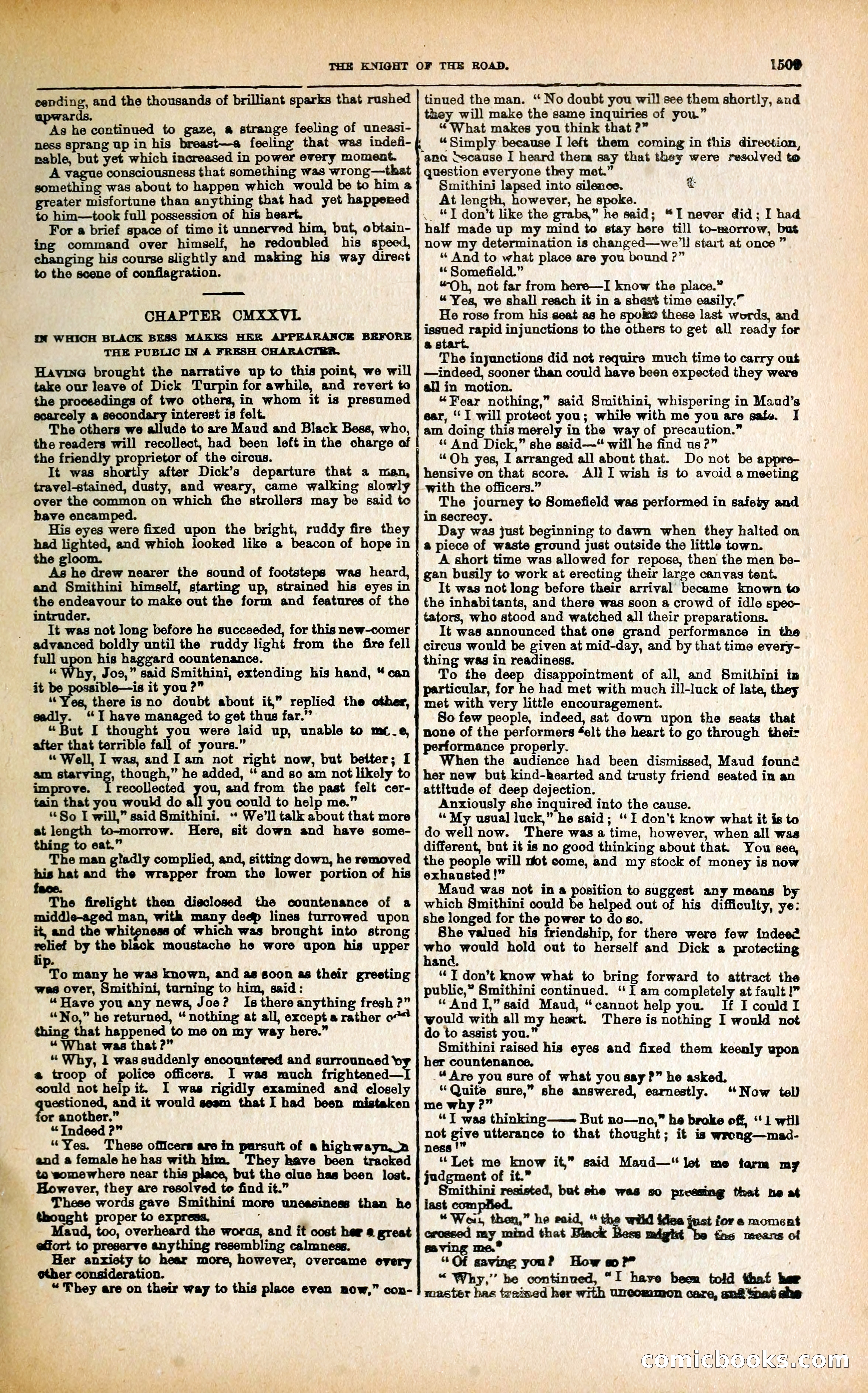 Black Bess; or, the Knight of the Road — page 137: Penny Dreadfuls, 1866