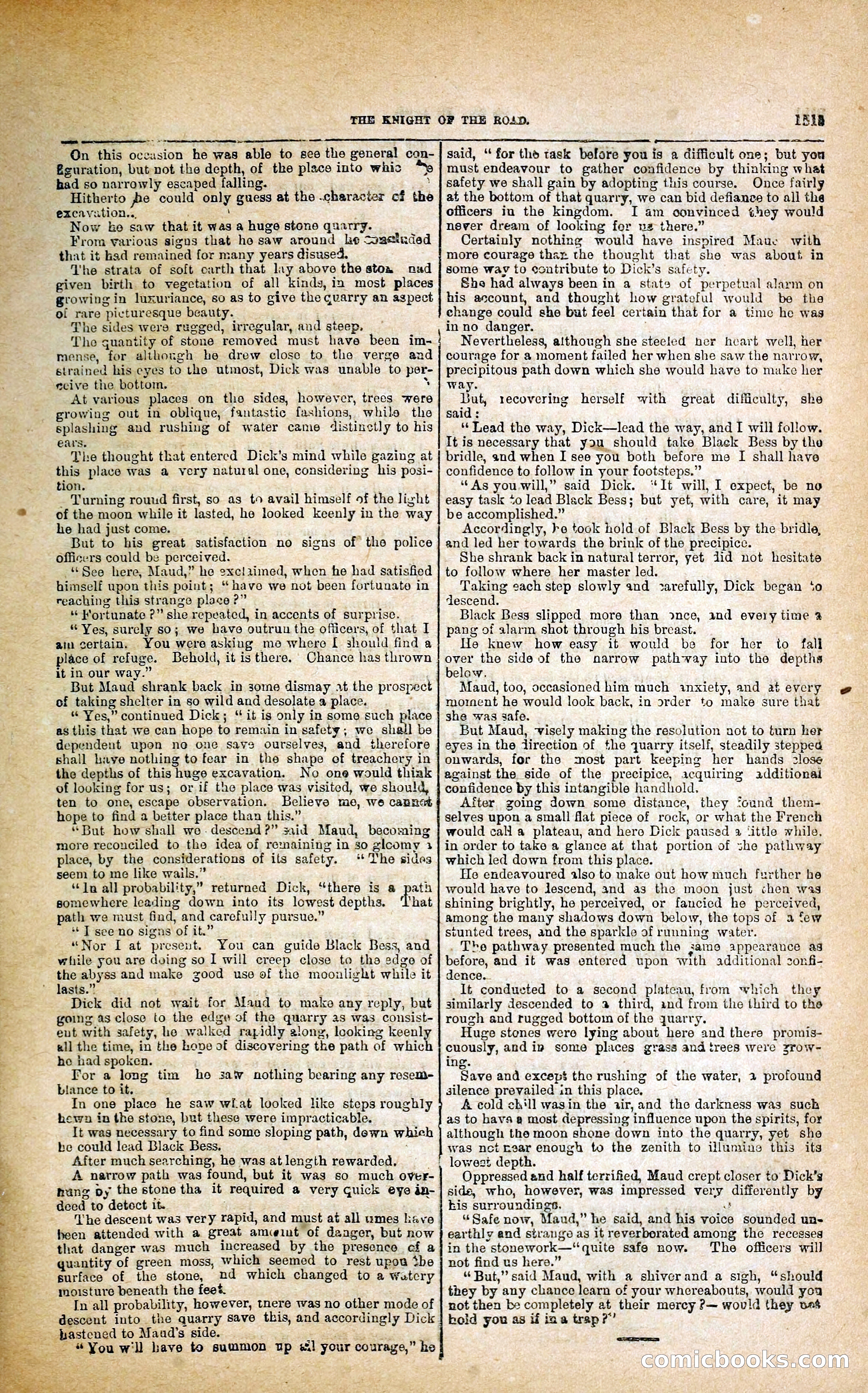 Black Bess; or, the Knight of the Road — page 143: Penny Dreadfuls, 1866