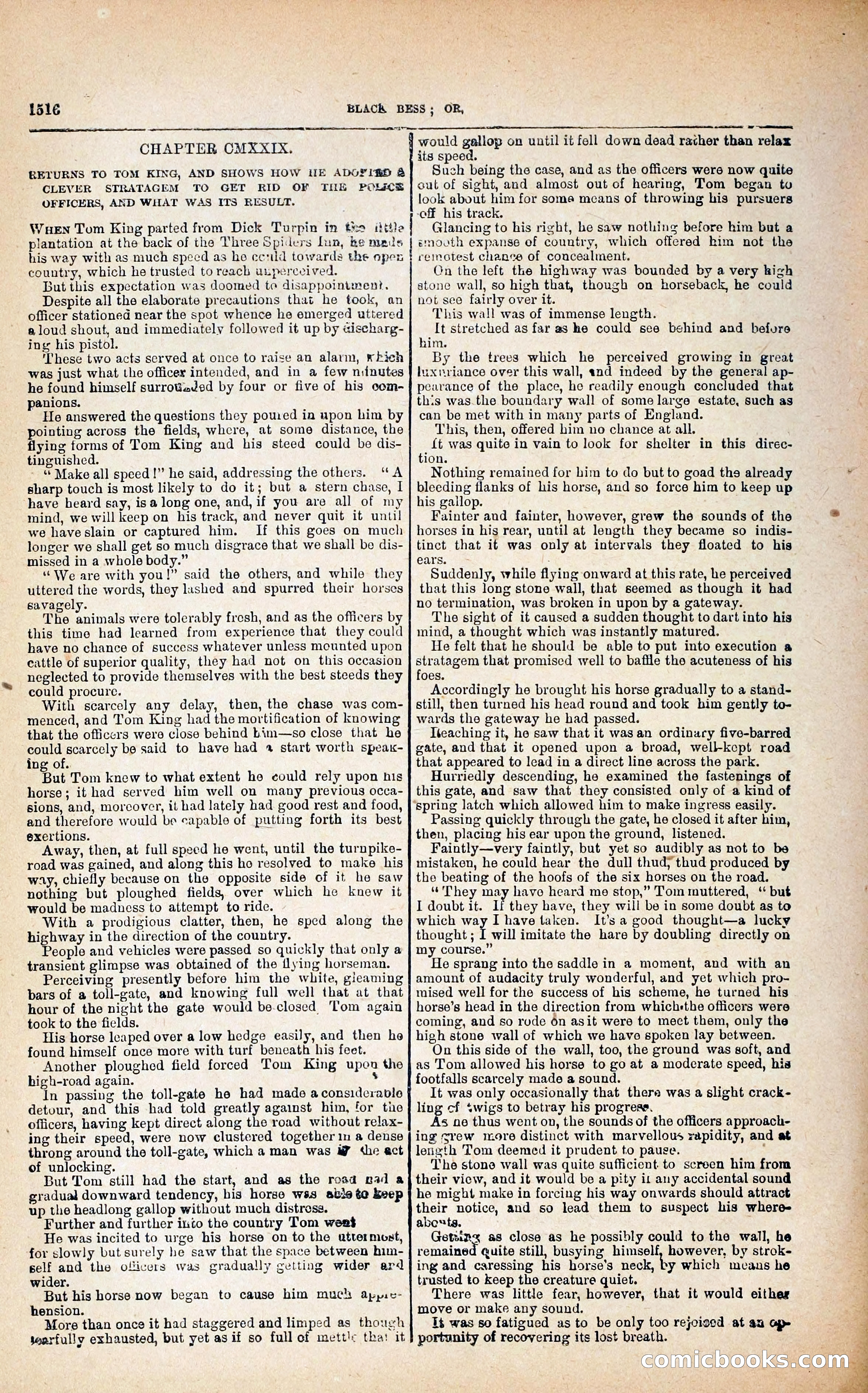 Black Bess; or, the Knight of the Road — page 144: Penny Dreadfuls, 1866