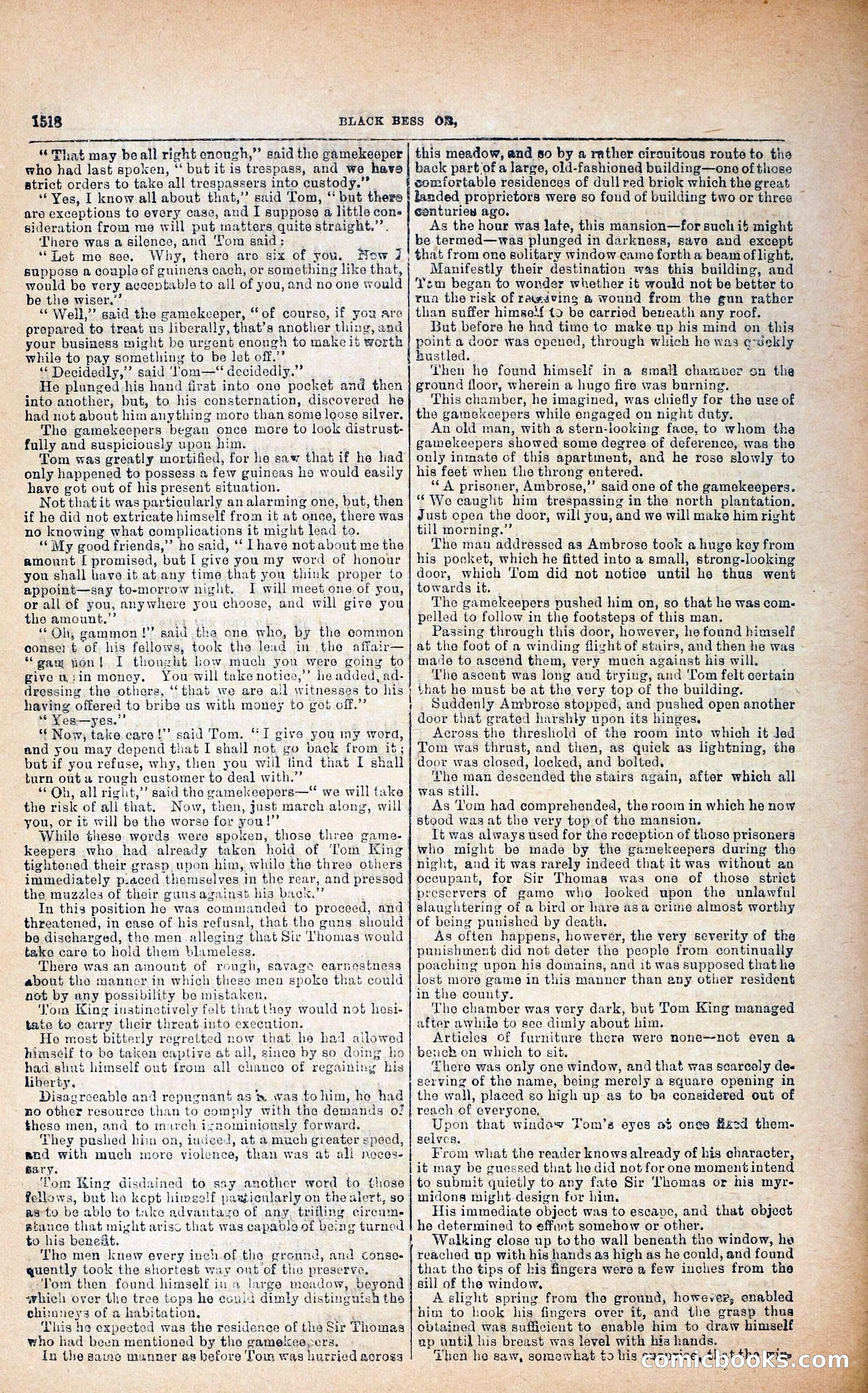 Black Bess; or, the Knight of the Road — page 146: Penny Dreadfuls, 1866