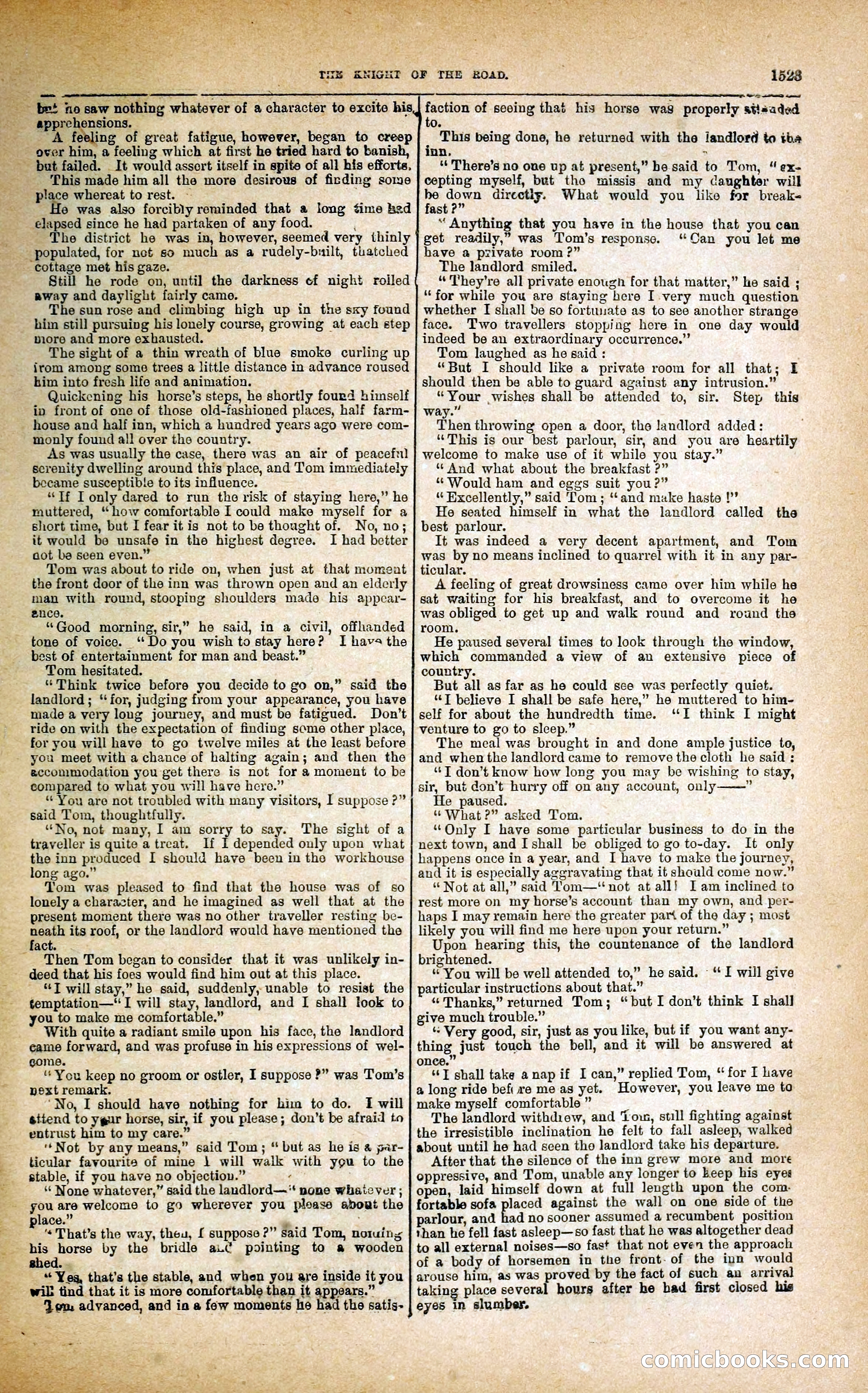 Black Bess; or, the Knight of the Road — page 151: Penny Dreadfuls, 1866