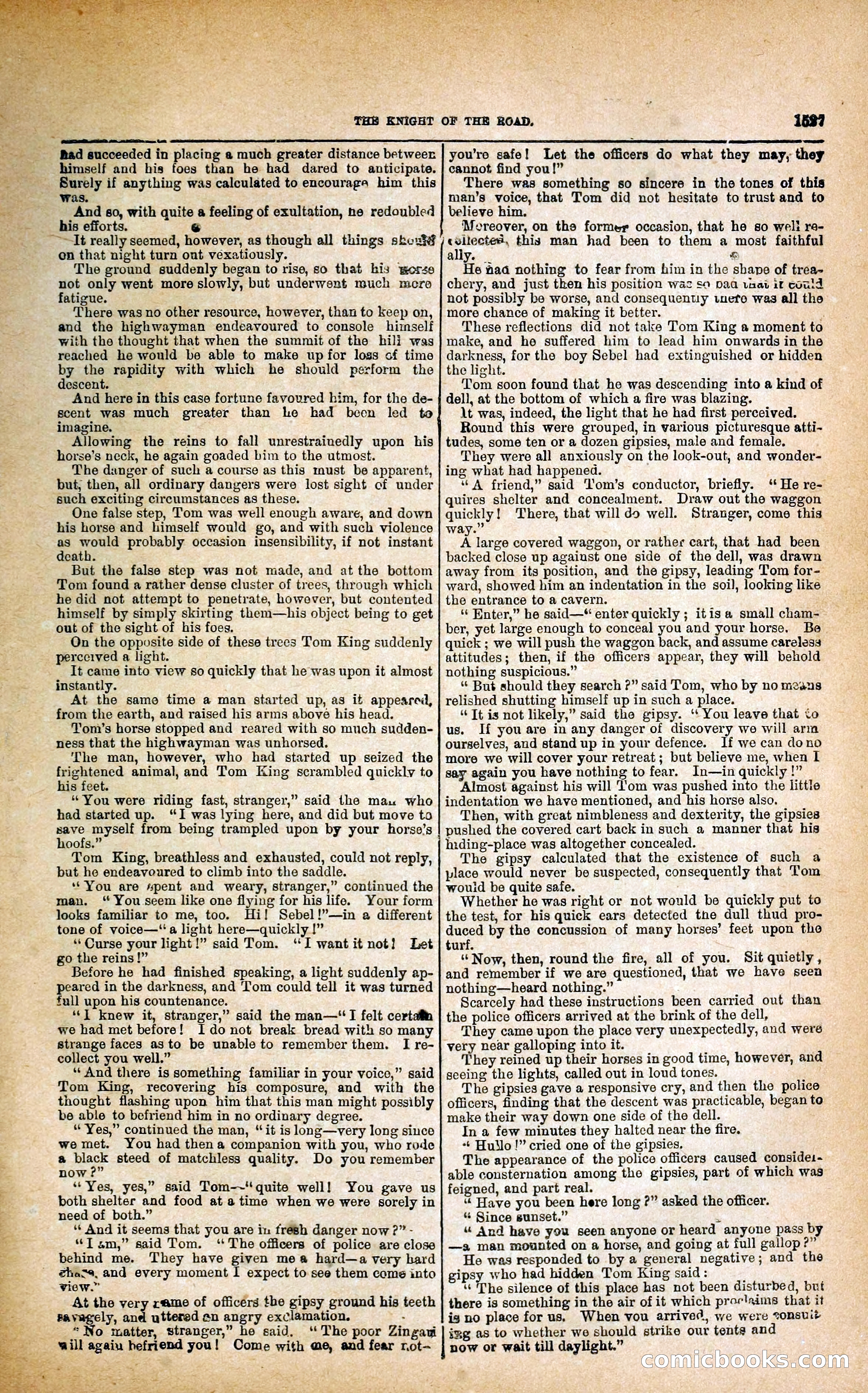 Black Bess; or, the Knight of the Road — page 155: Penny Dreadfuls, 1866