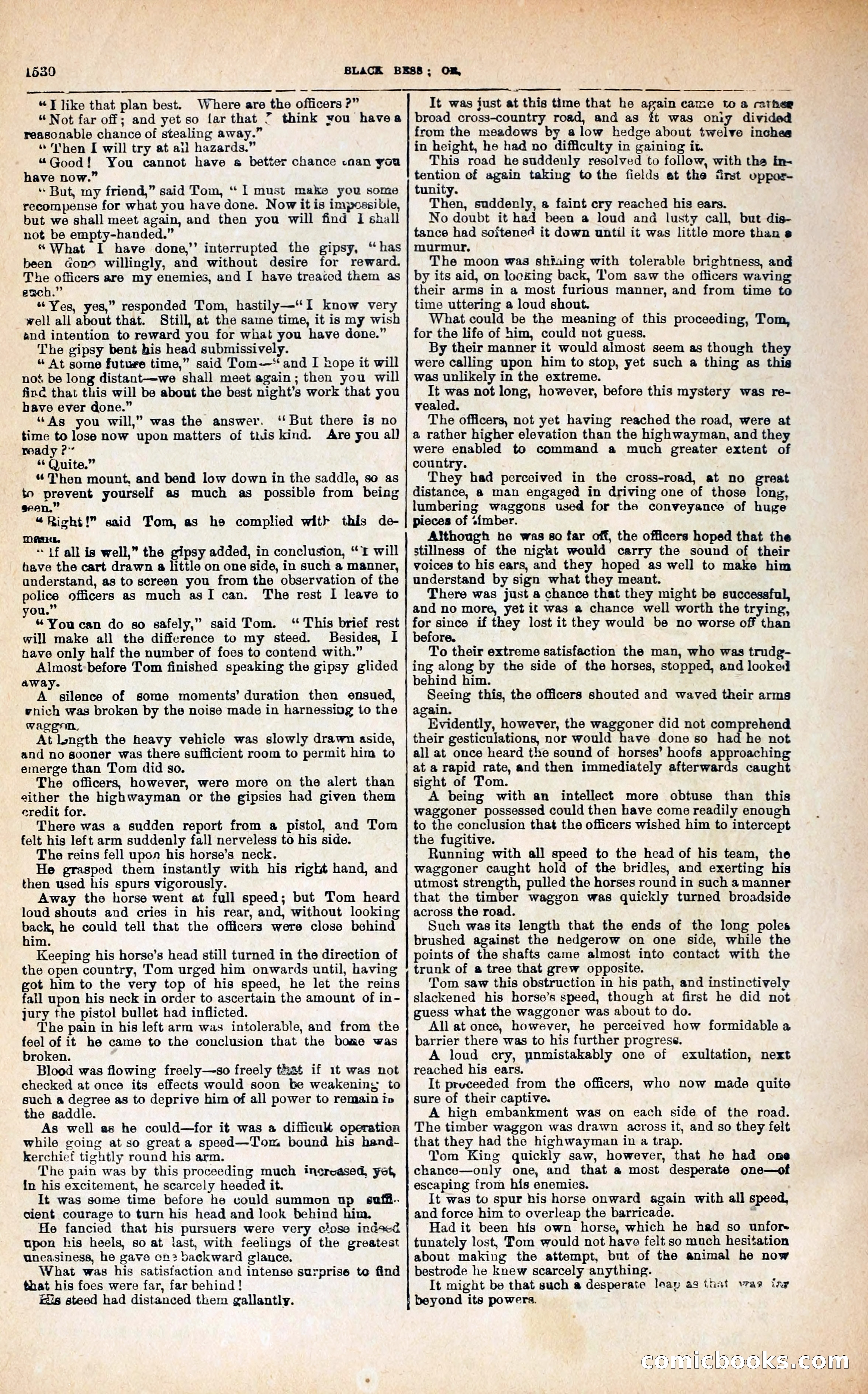 Black Bess; or, the Knight of the Road — page 158: Penny Dreadfuls, 1866