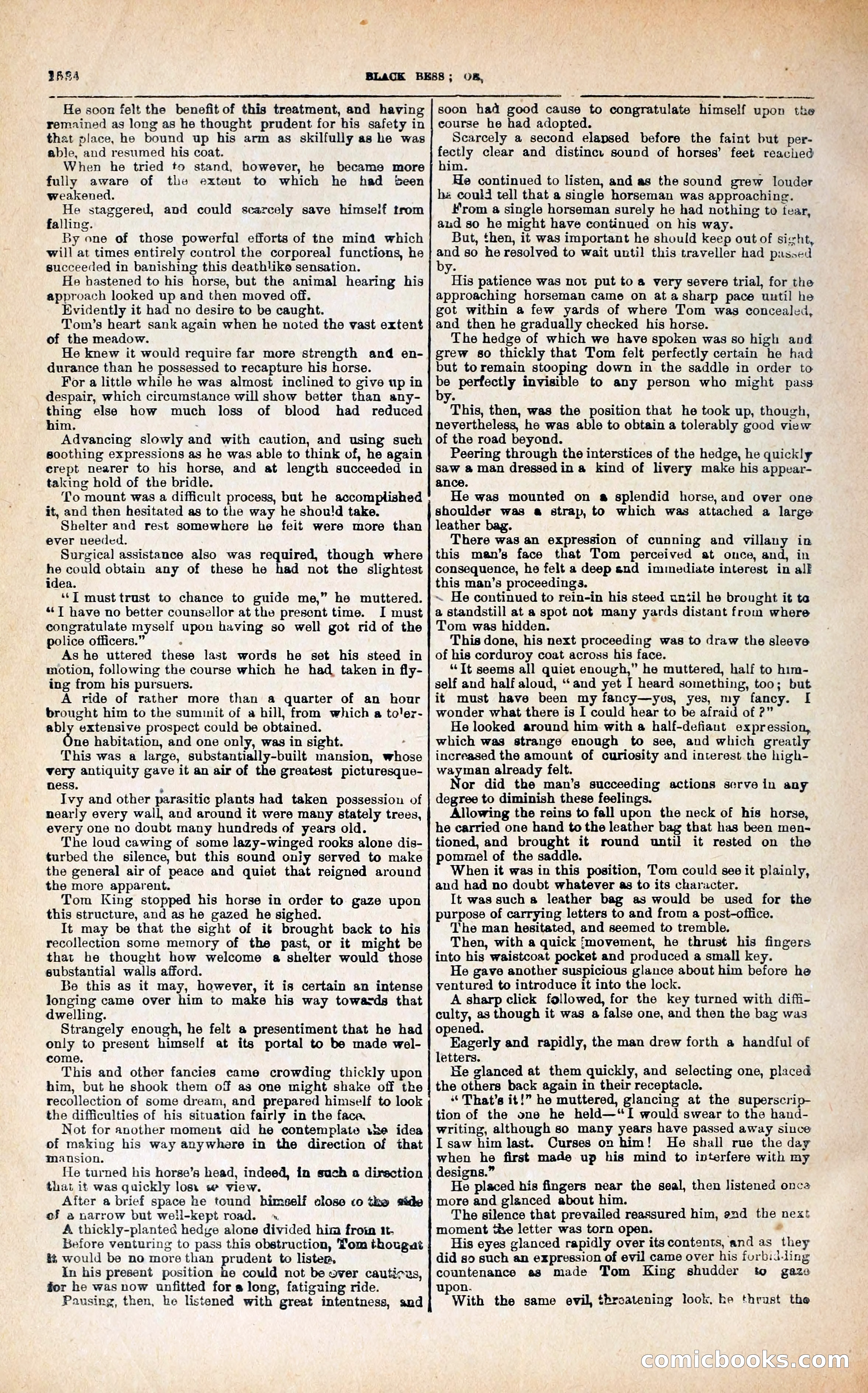 Black Bess; or, the Knight of the Road — page 162: Penny Dreadfuls, 1866