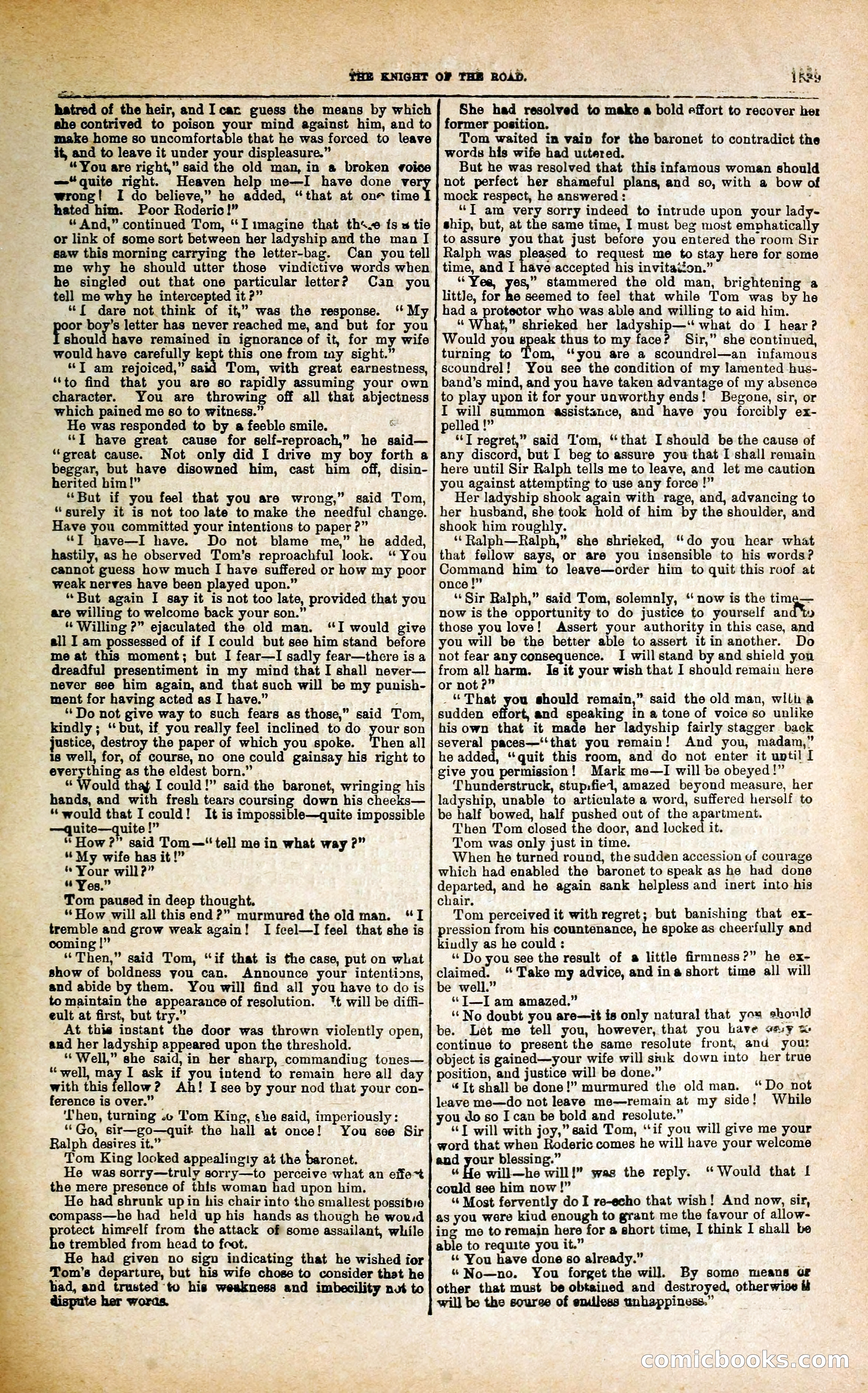 Black Bess; or, the Knight of the Road — page 167: Penny Dreadfuls, 1866