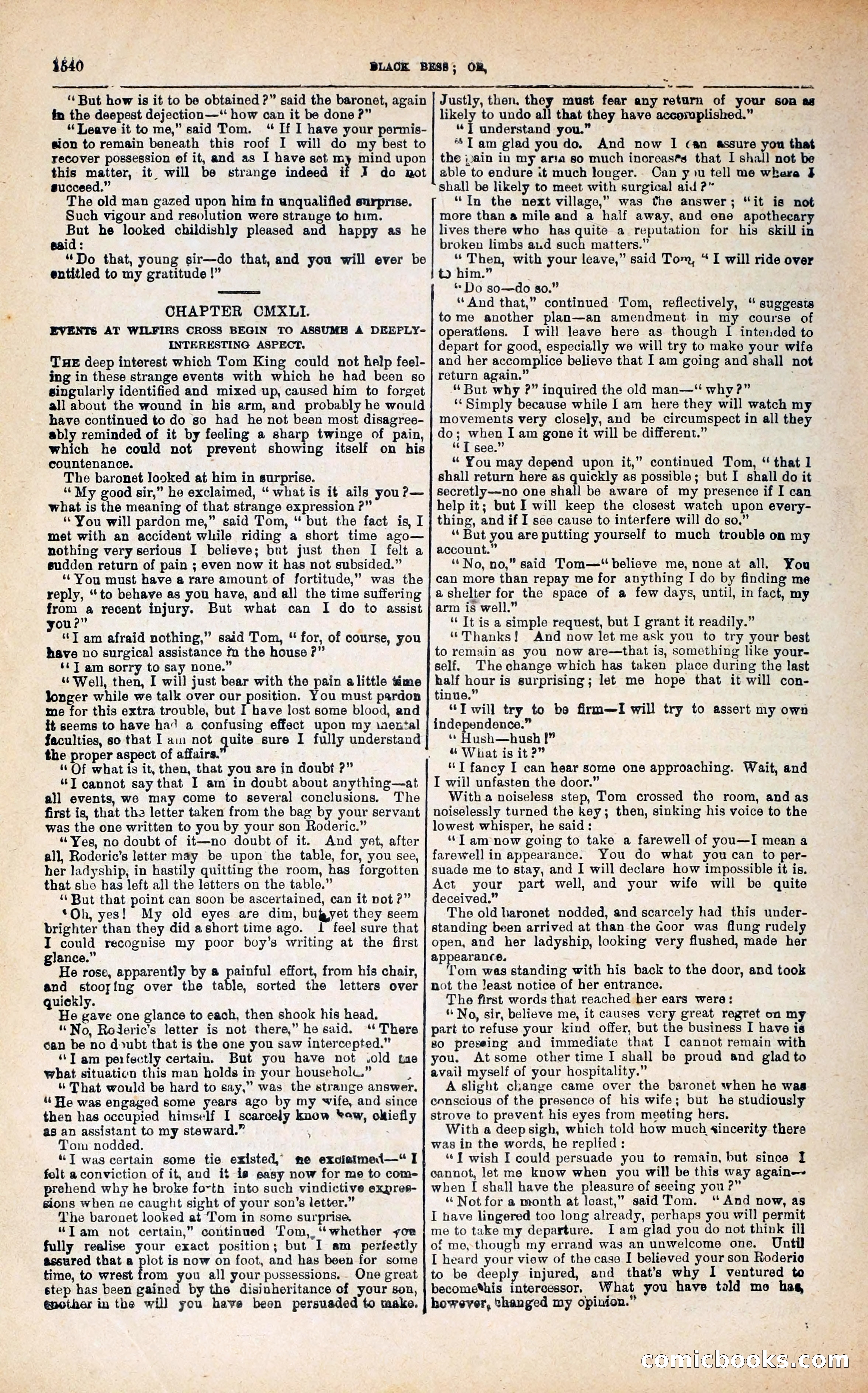 Black Bess; or, the Knight of the Road — page 168: Penny Dreadfuls, 1866
