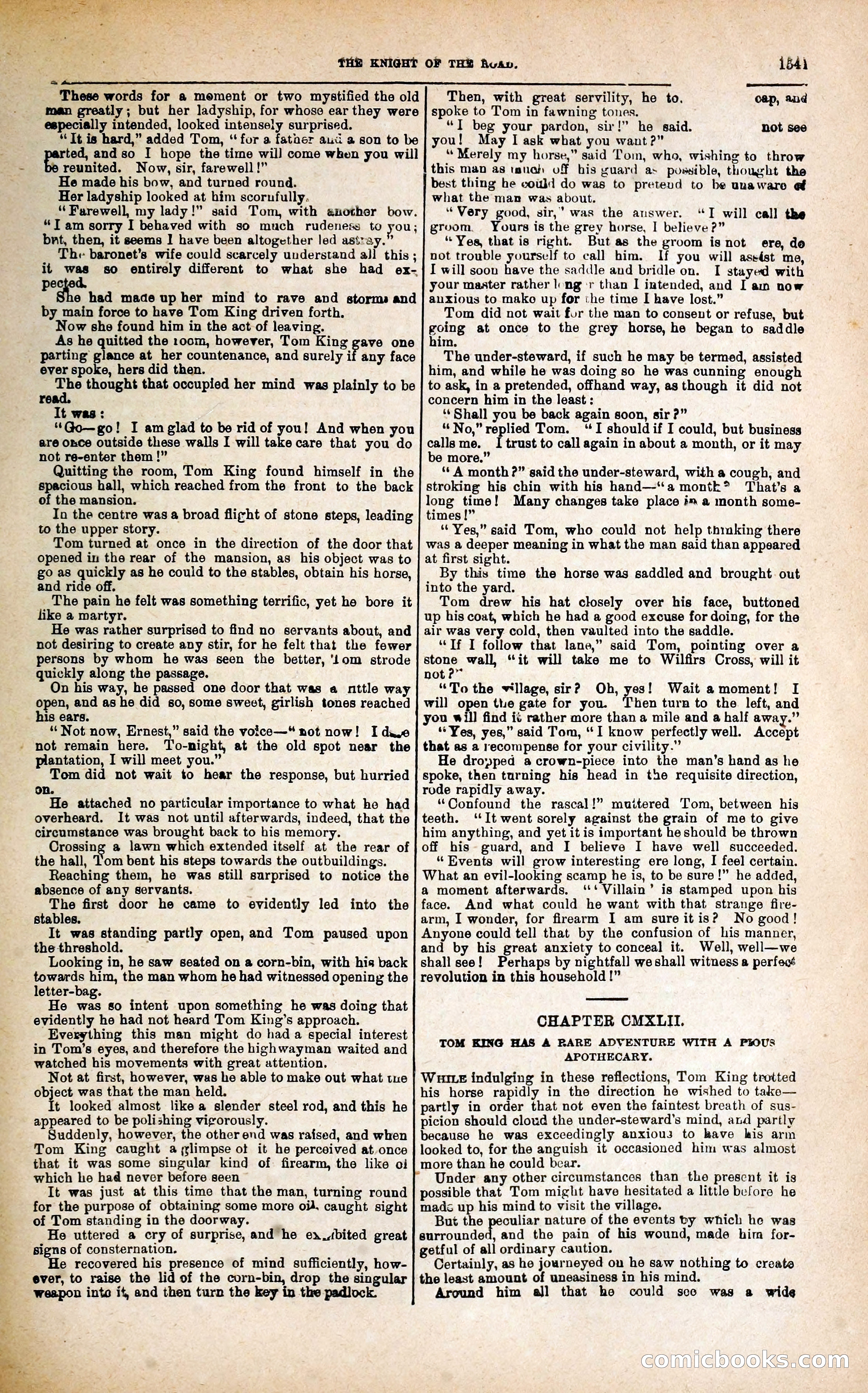 Black Bess; or, the Knight of the Road — page 169: Penny Dreadfuls, 1866