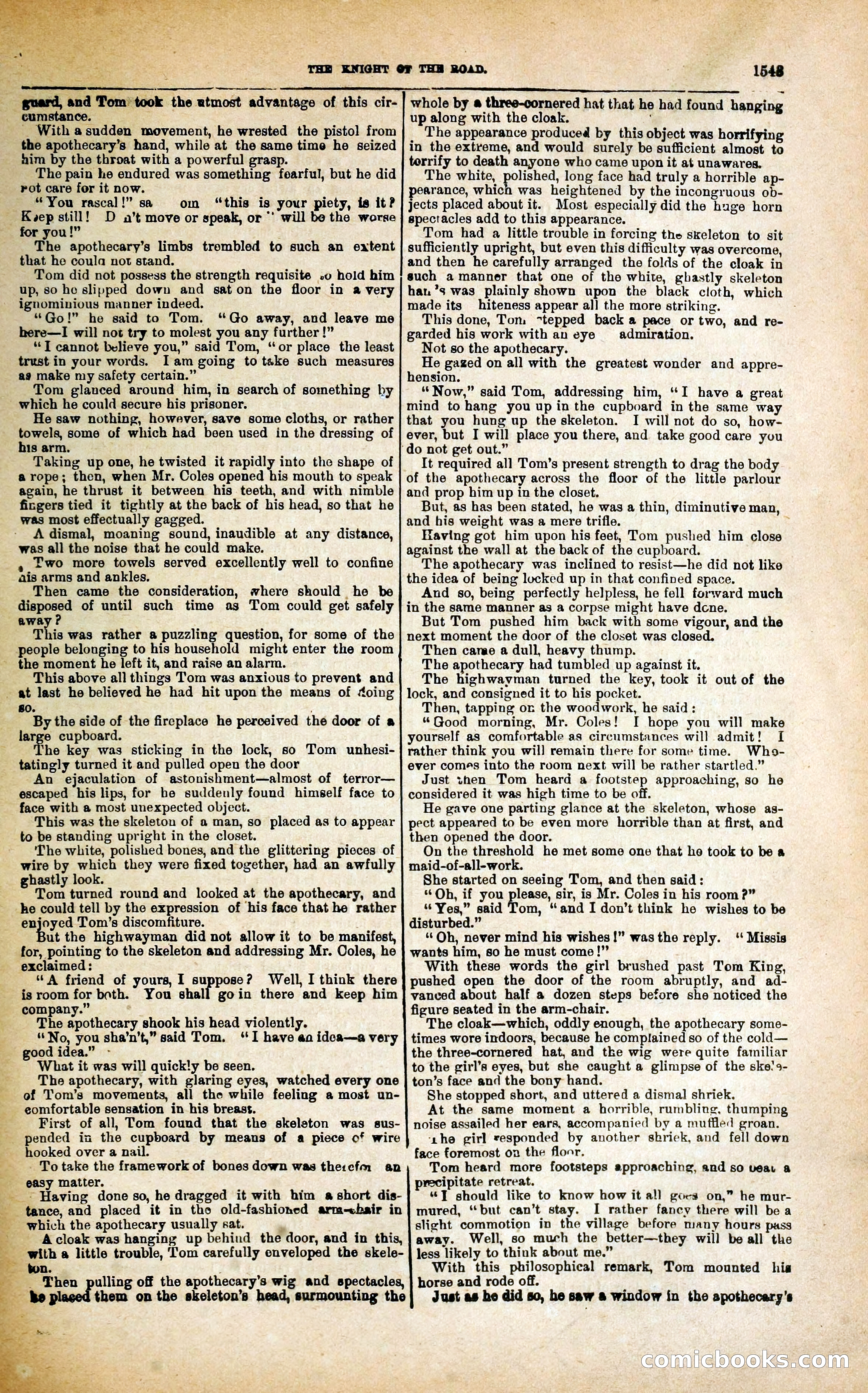 Black Bess; or, the Knight of the Road — page 171: Penny Dreadfuls, 1866