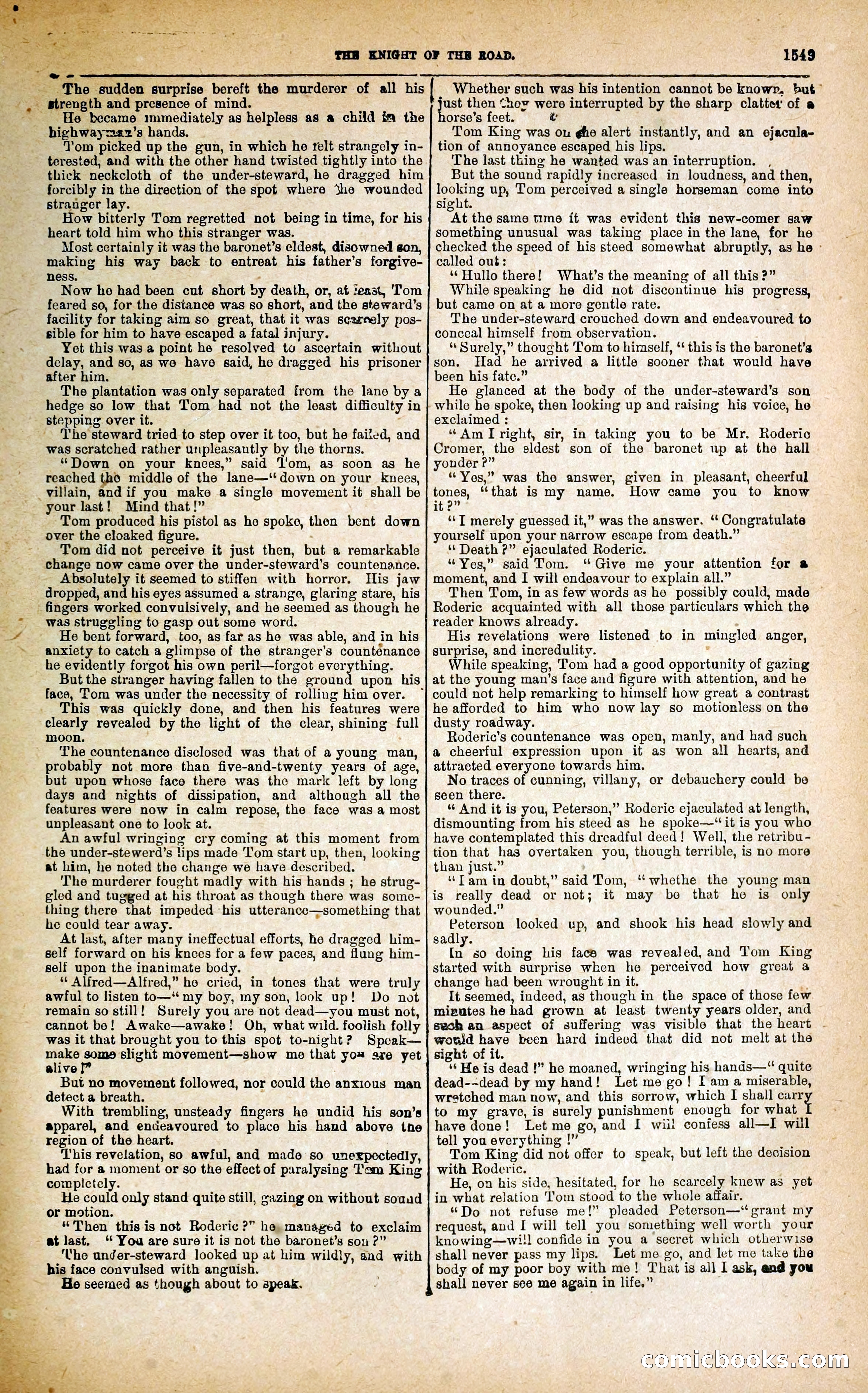 Black Bess; or, the Knight of the Road — page 177: Penny Dreadfuls, 1866
