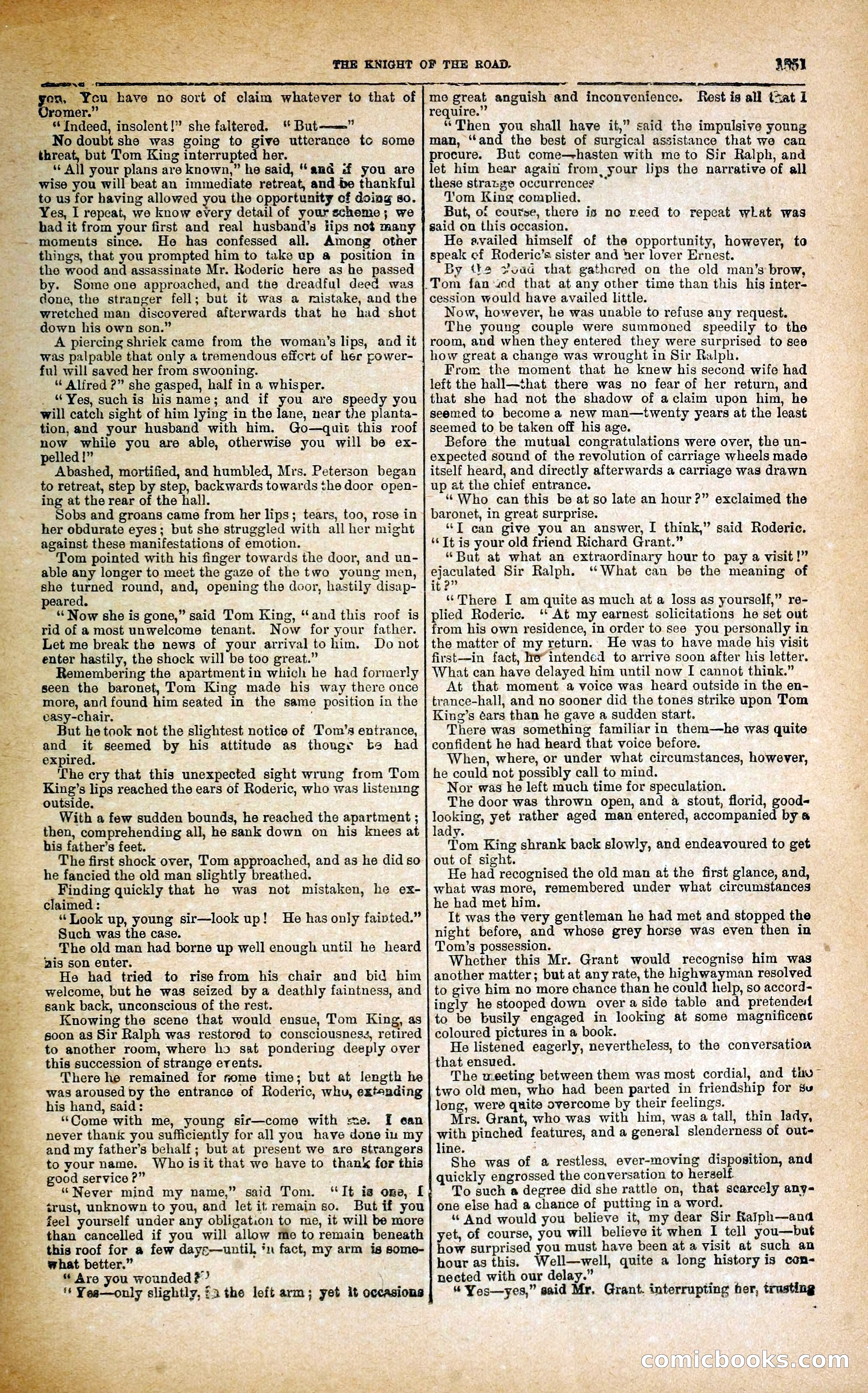 Black Bess; or, the Knight of the Road — page 179: Penny Dreadfuls, 1866