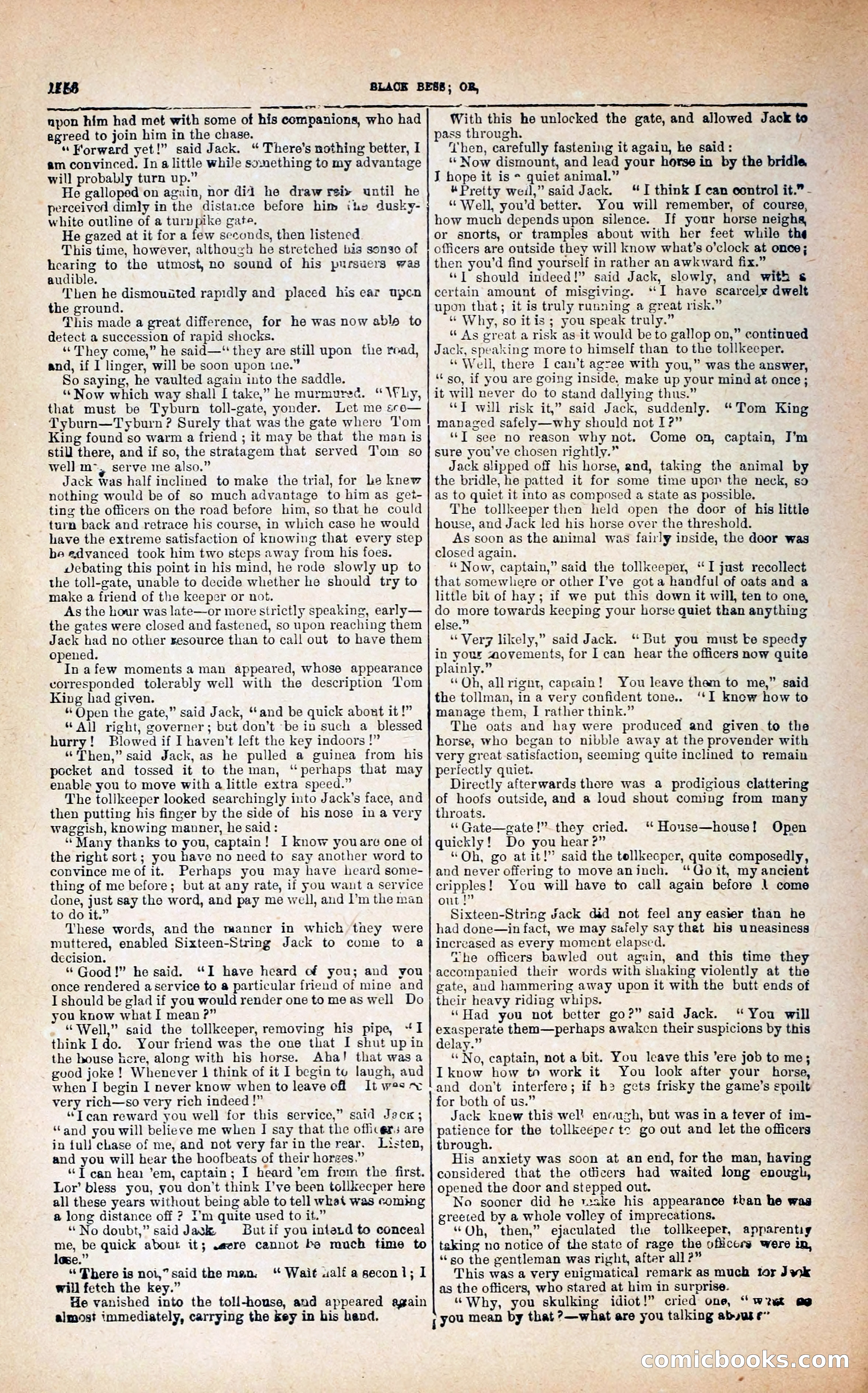 Black Bess; or, the Knight of the Road — page 184: Penny Dreadfuls, 1866