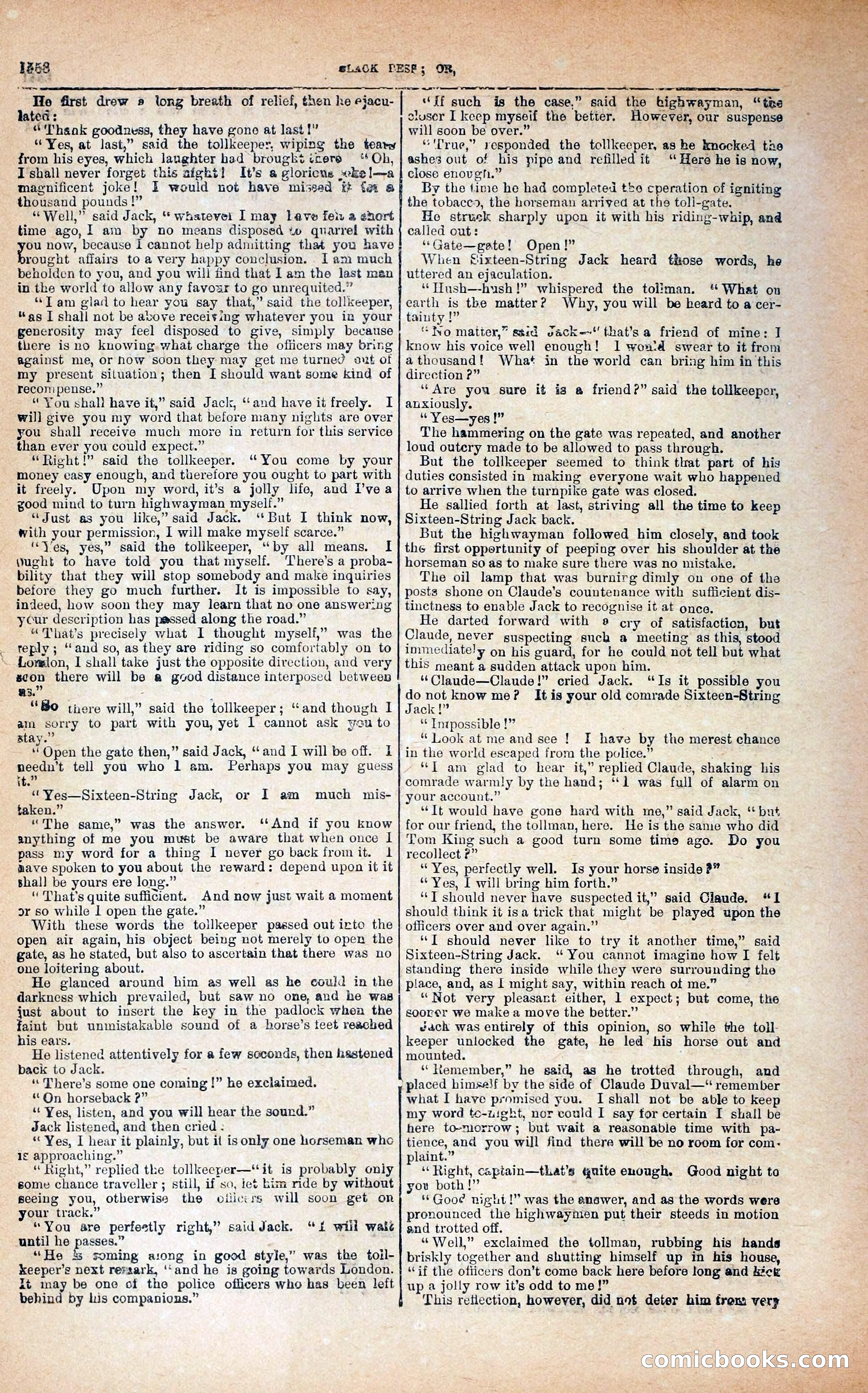 Black Bess; or, the Knight of the Road — page 186: Penny Dreadfuls, 1866