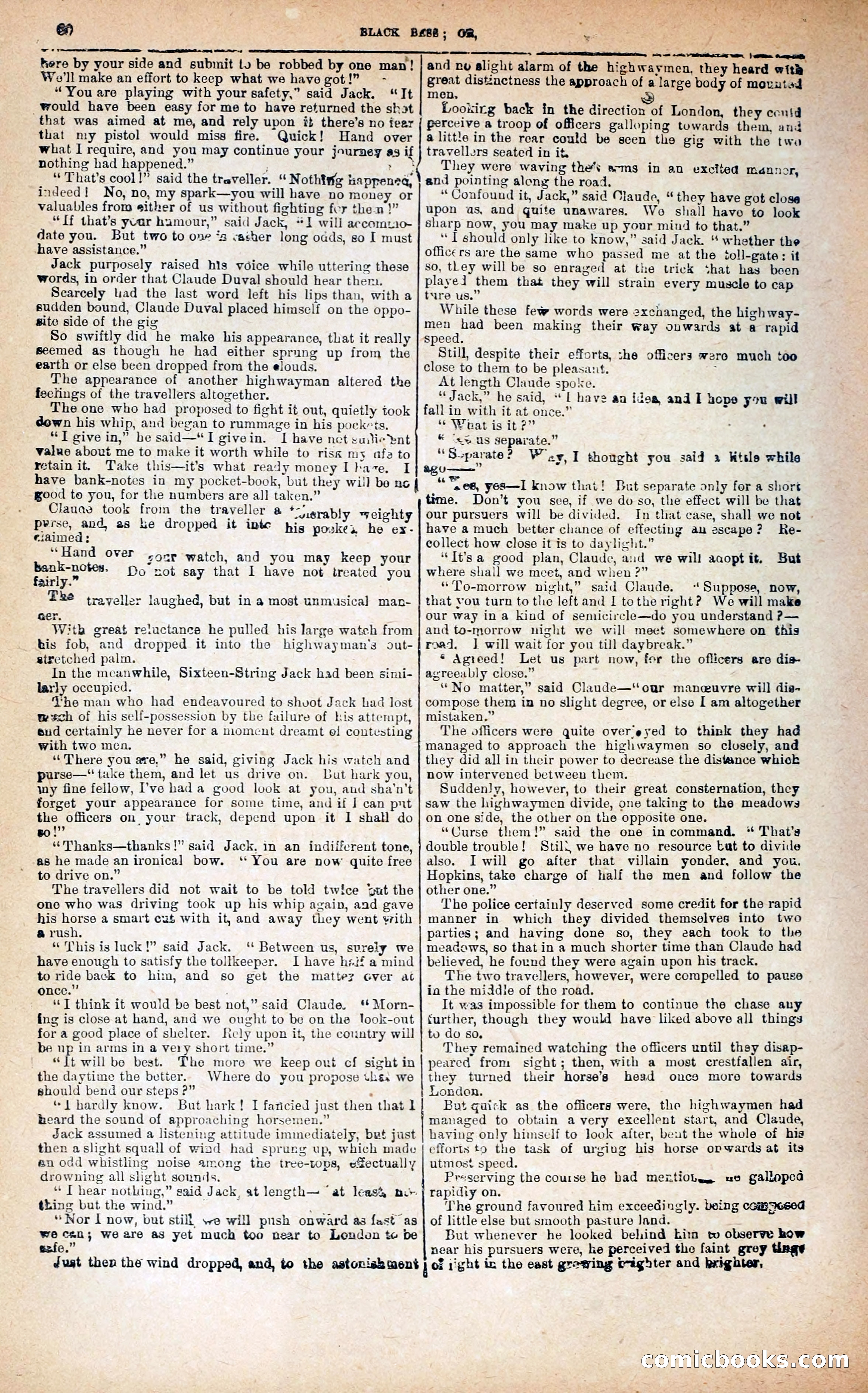 Black Bess; or, the Knight of the Road — page 188: Penny Dreadfuls, 1866