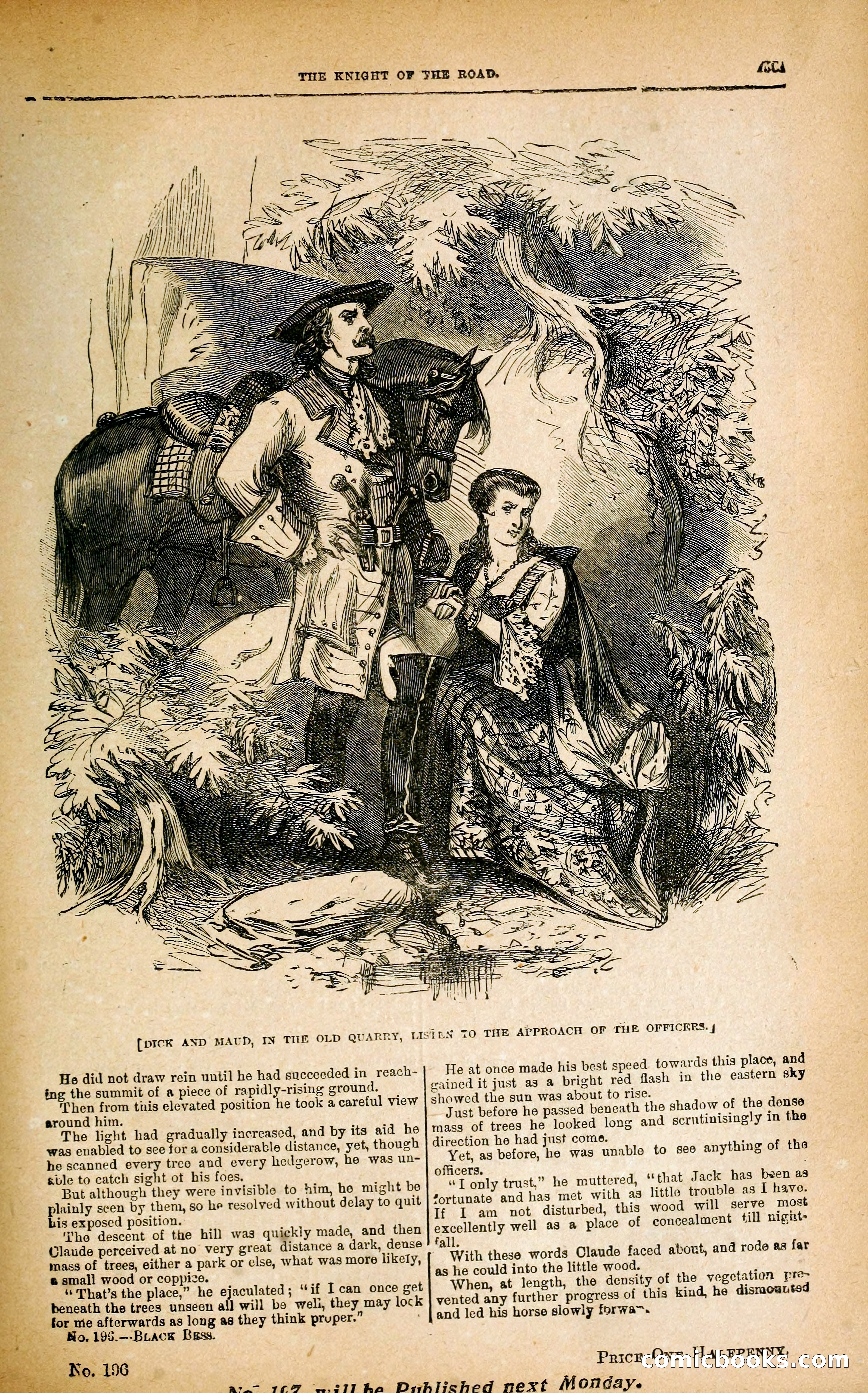 Black Bess; or, the Knight of the Road — page 189: Penny Dreadfuls, 1866
