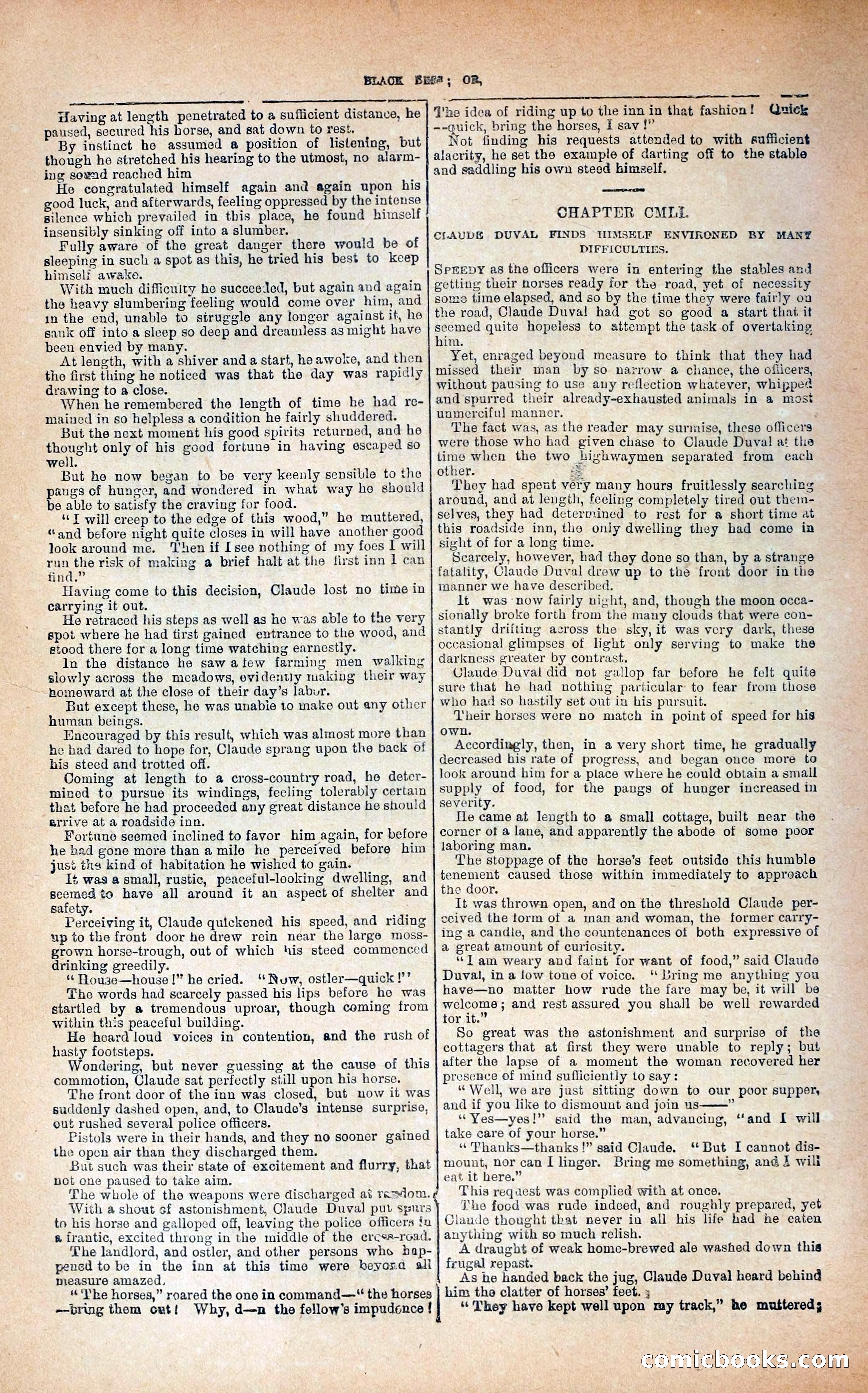 Black Bess; or, the Knight of the Road — page 190: Penny Dreadfuls, 1866