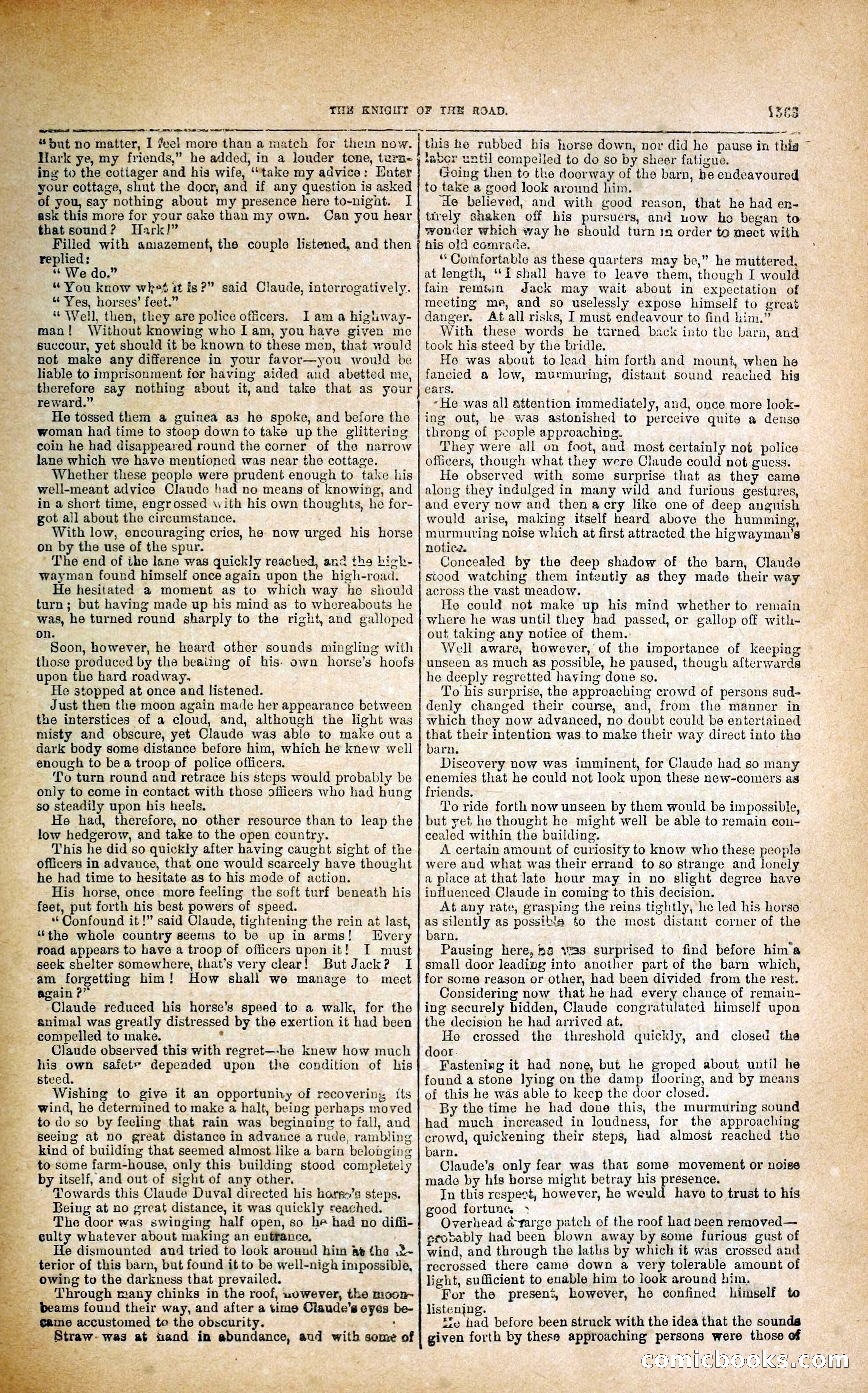 Black Bess; or, the Knight of the Road — page 191: Penny Dreadfuls, 1866