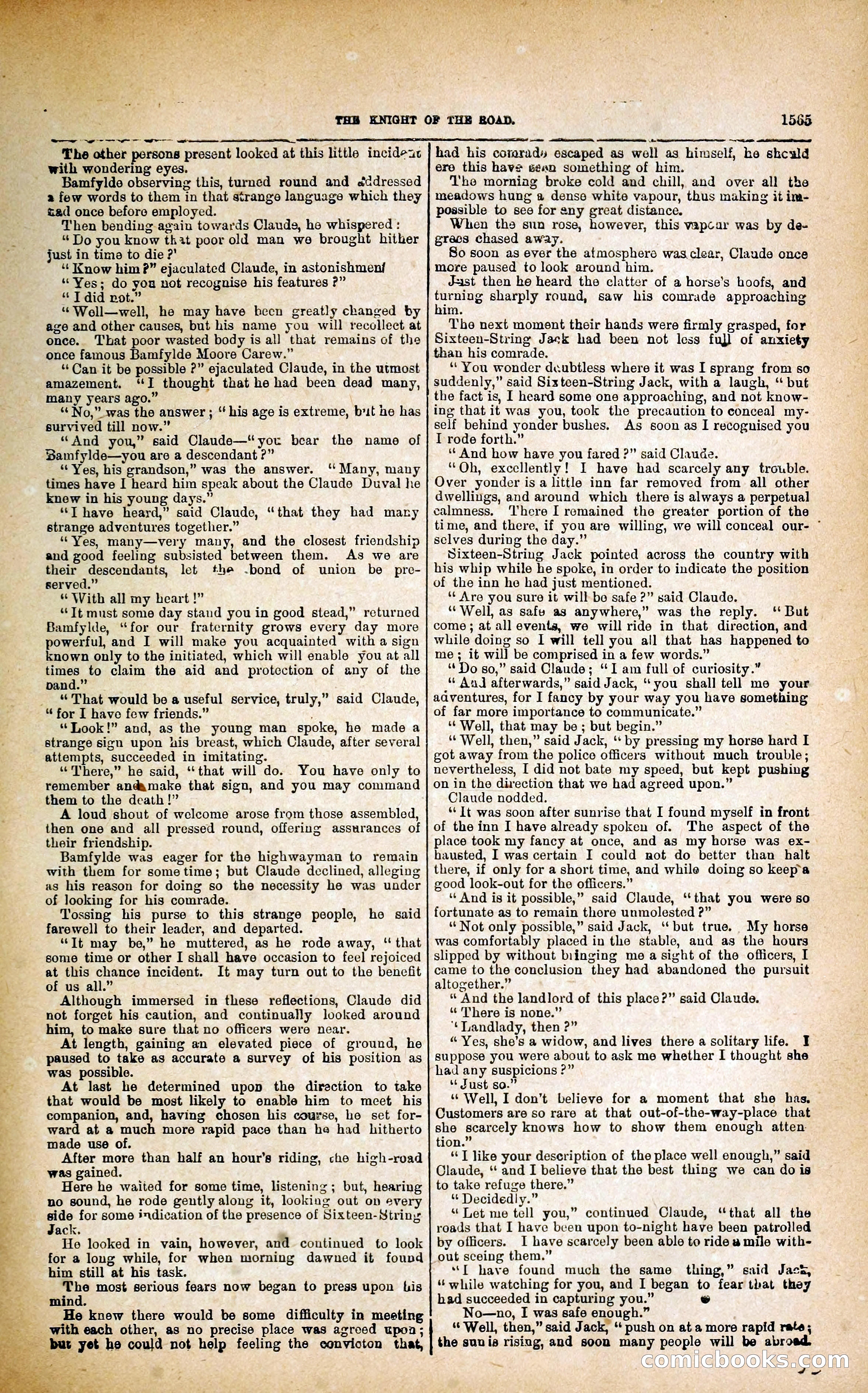 Black Bess; or, the Knight of the Road — page 193: Penny Dreadfuls, 1866