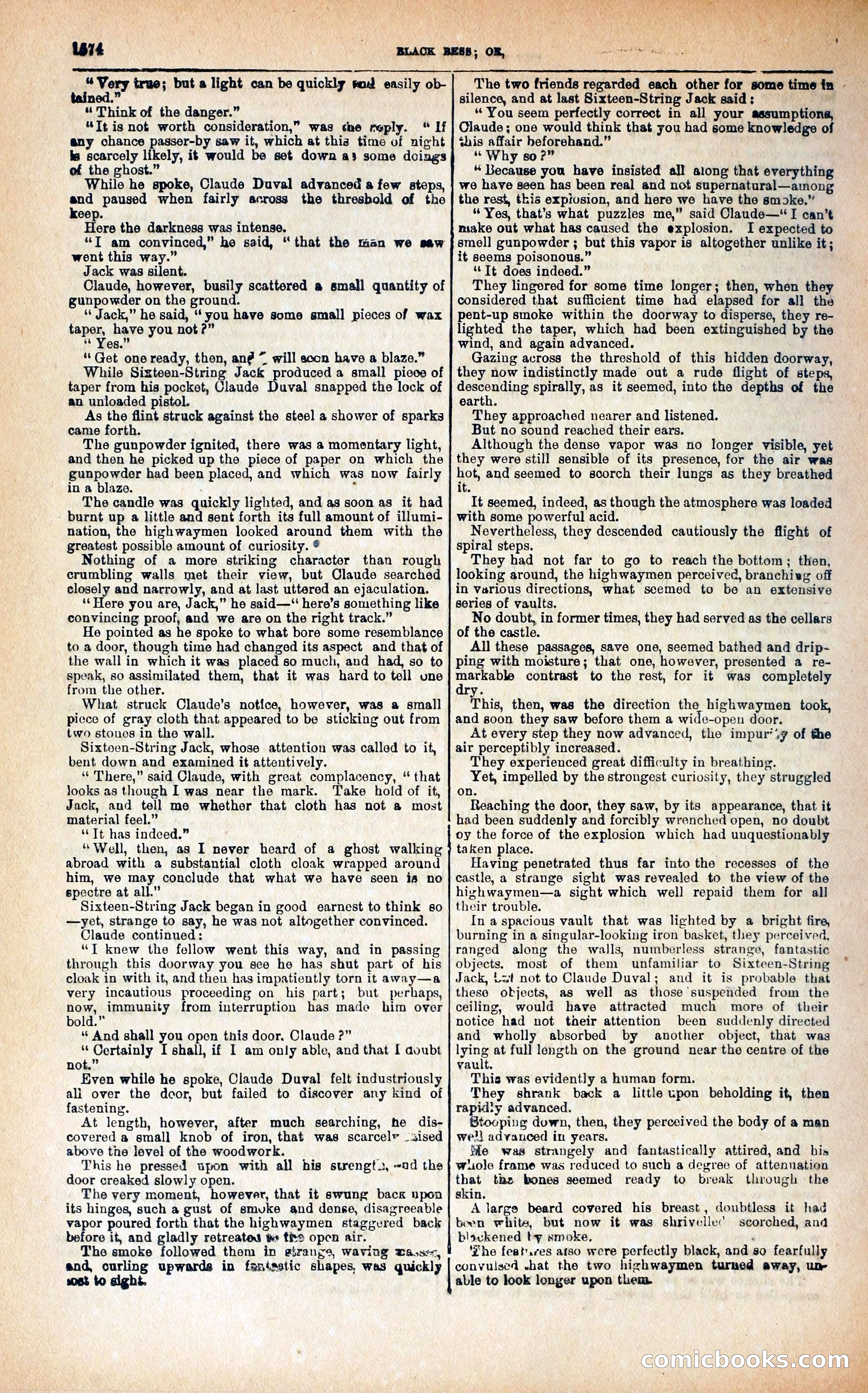 Black Bess; or, the Knight of the Road — page 202: Penny Dreadfuls, 1866