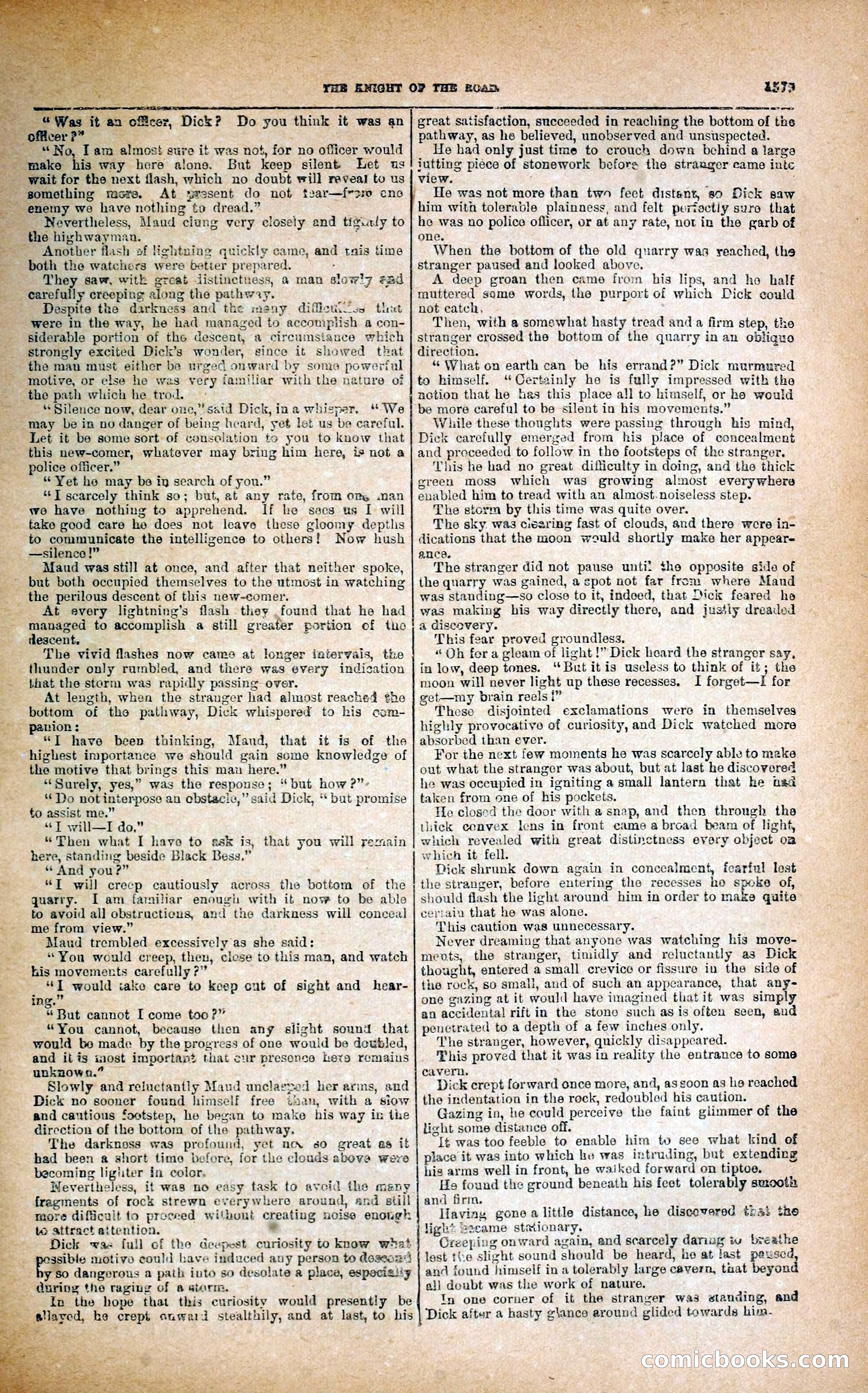 Black Bess; or, the Knight of the Road — page 207: Penny Dreadfuls, 1866