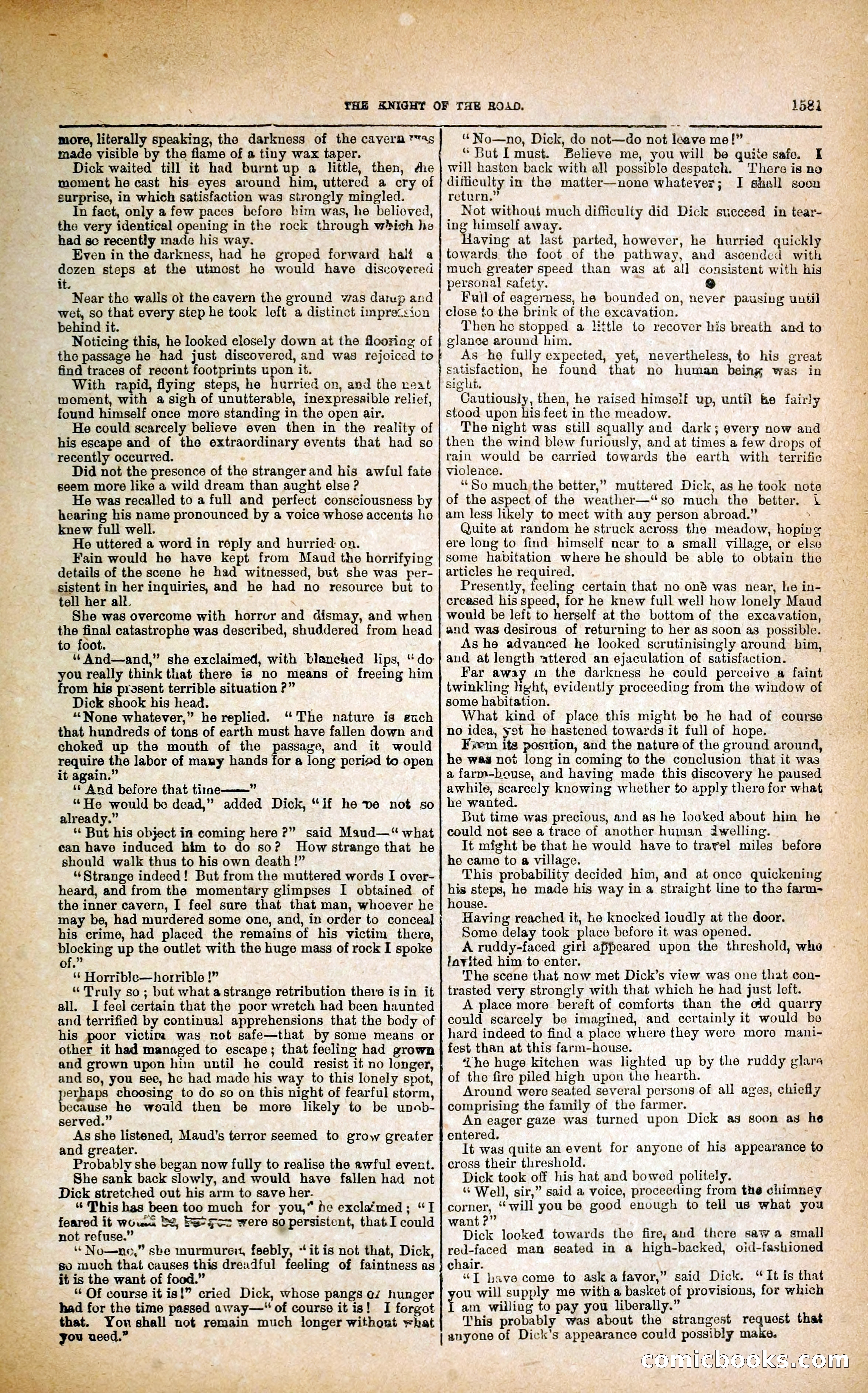 Black Bess; or, the Knight of the Road — page 209: Penny Dreadfuls, 1866