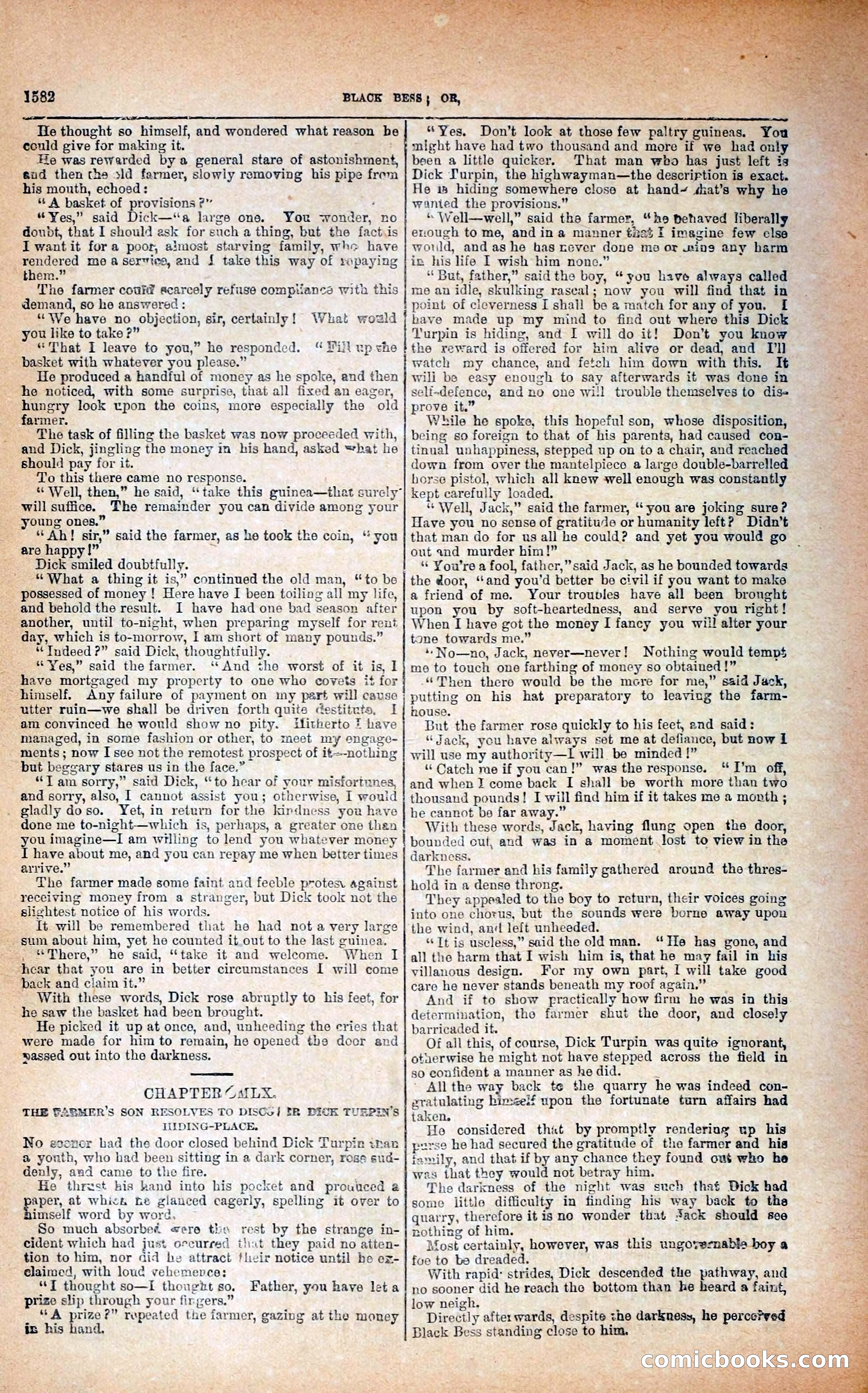 Black Bess; or, the Knight of the Road — page 210: Penny Dreadfuls, 1866