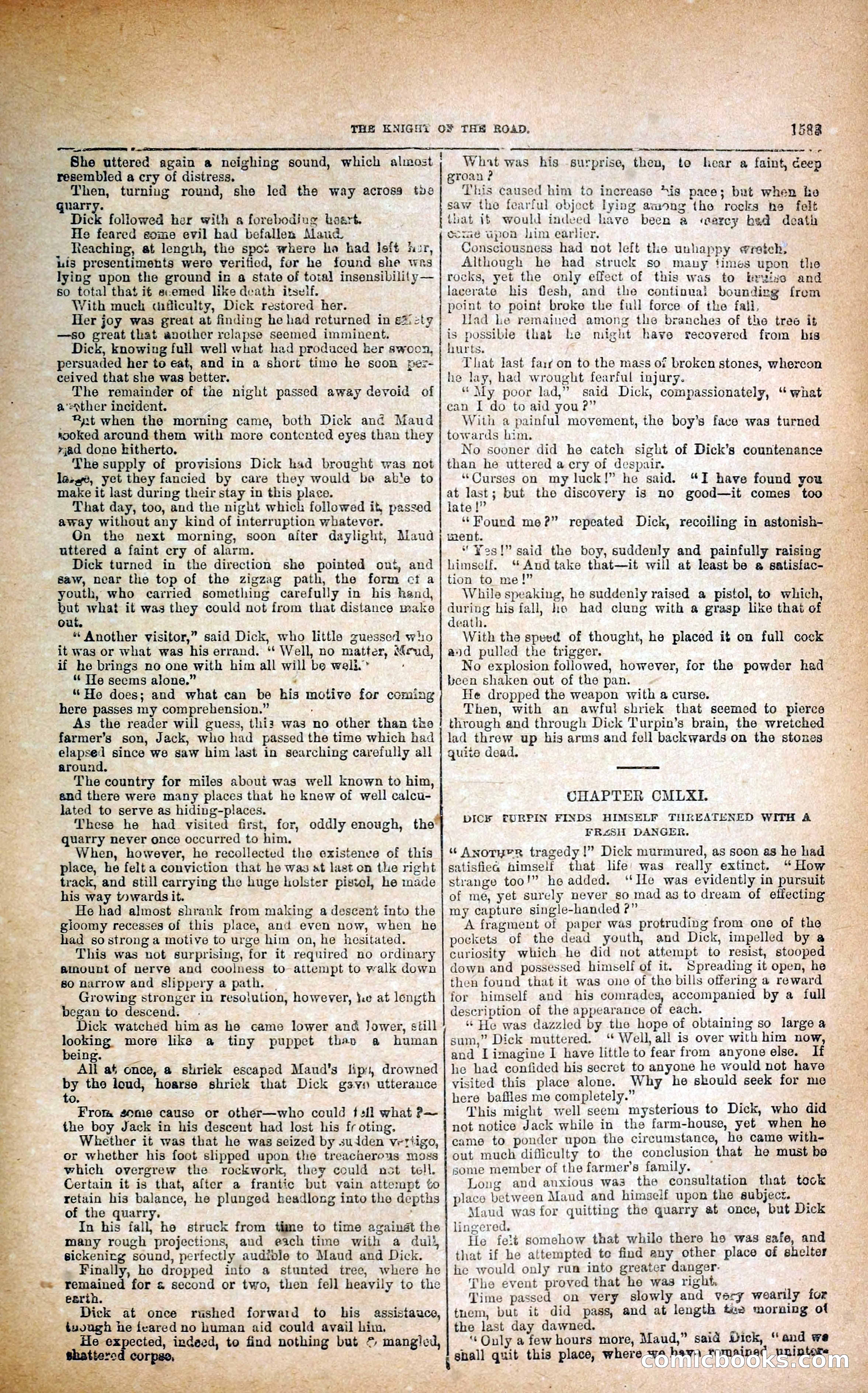Black Bess; or, the Knight of the Road — page 211: Penny Dreadfuls, 1866