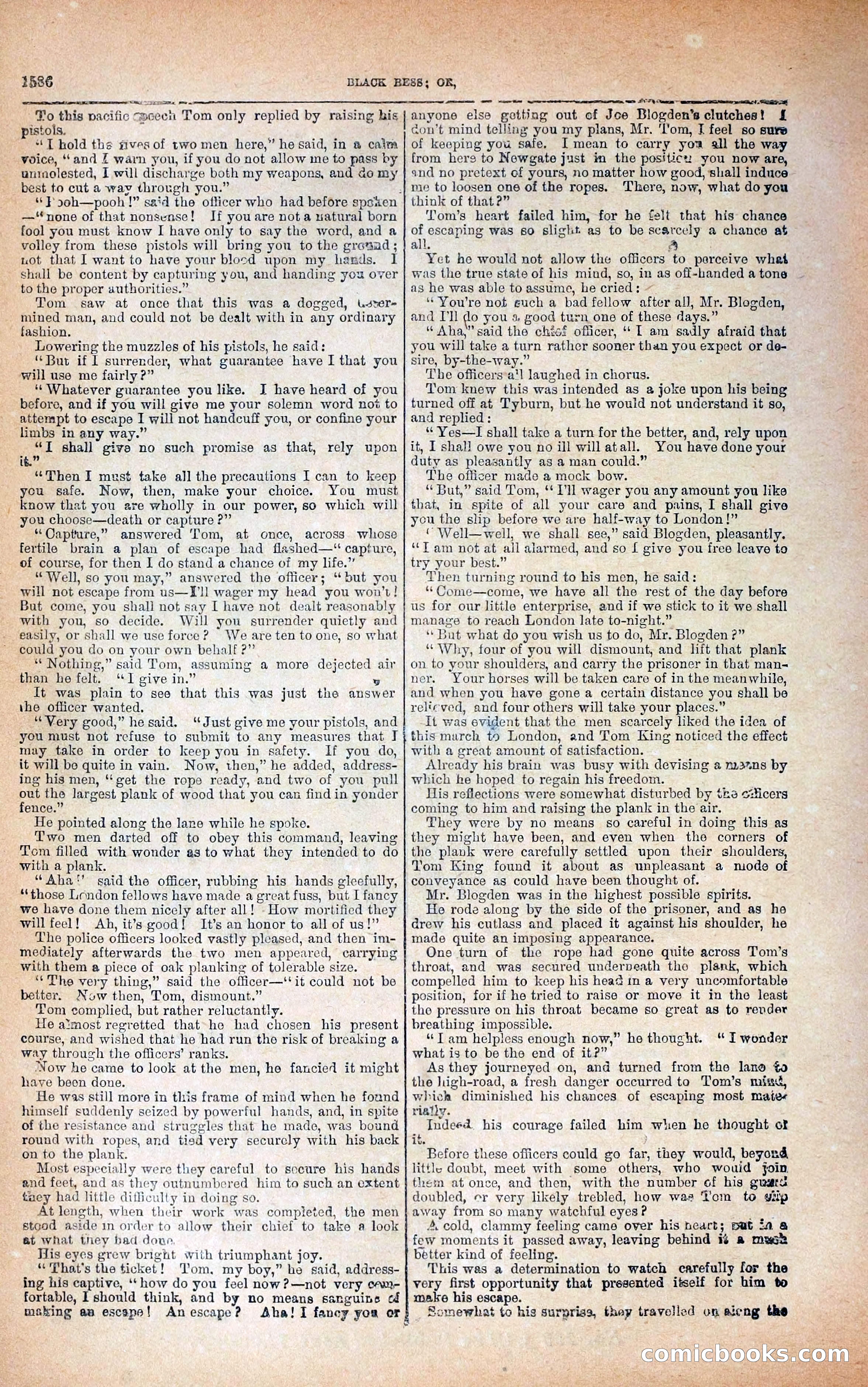 Black Bess; or, the Knight of the Road — page 214: Penny Dreadfuls, 1866