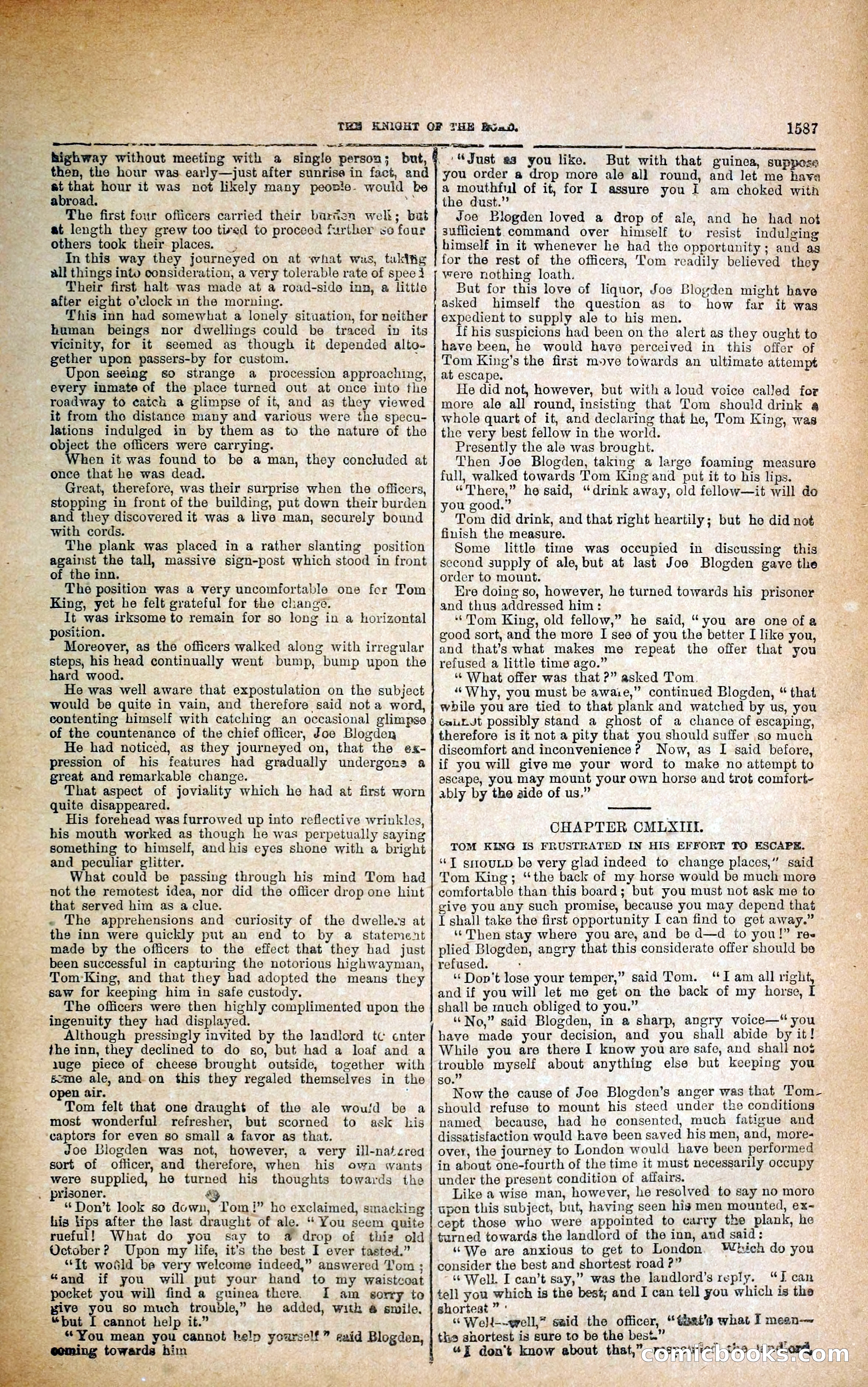 Black Bess; or, the Knight of the Road — page 215: Penny Dreadfuls, 1866