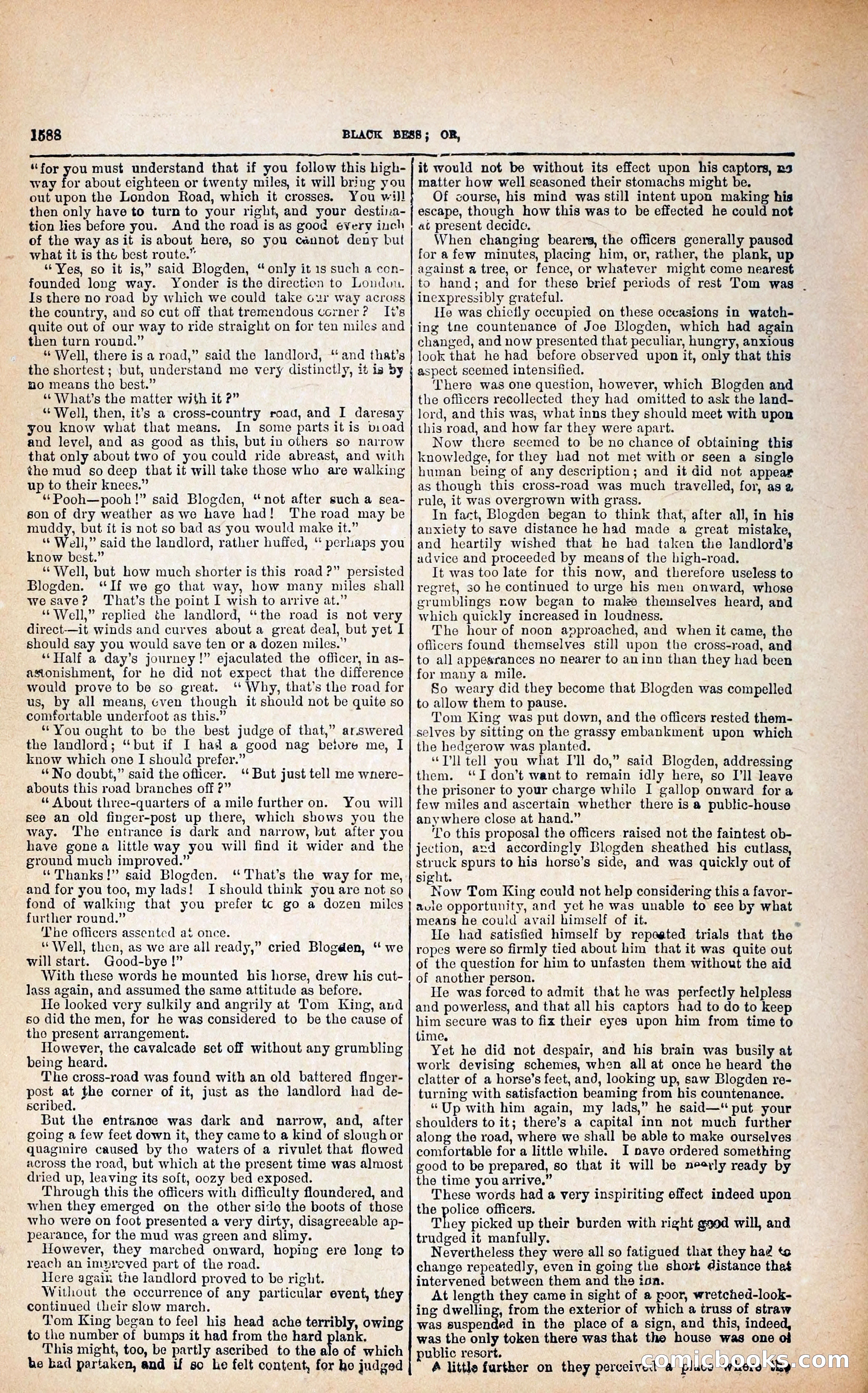 Black Bess; or, the Knight of the Road — page 216: Penny Dreadfuls, 1866
