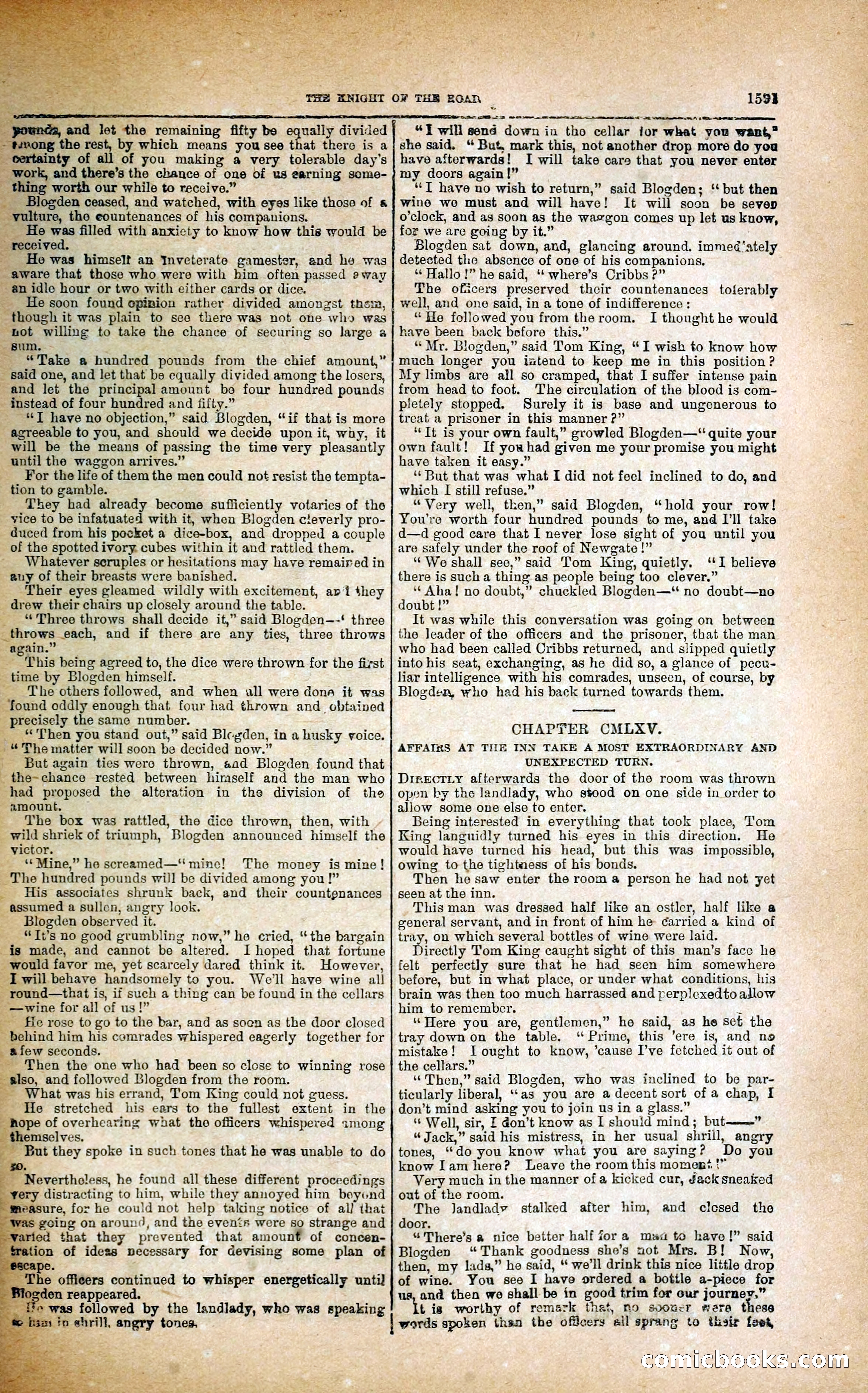 Black Bess; or, the Knight of the Road — page 219: Penny Dreadfuls, 1866
