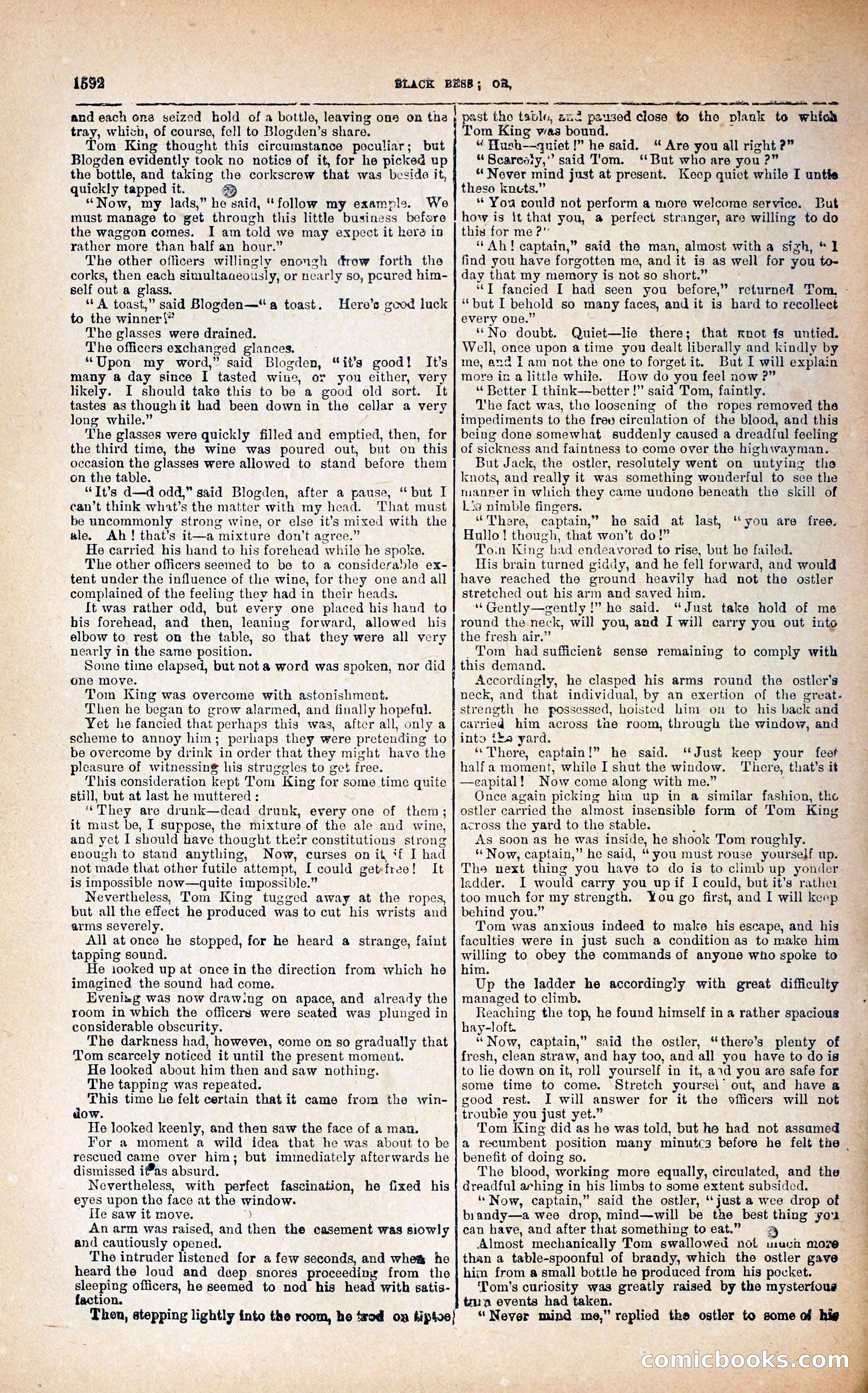 Black Bess; or, the Knight of the Road — page 220: Penny Dreadfuls, 1866