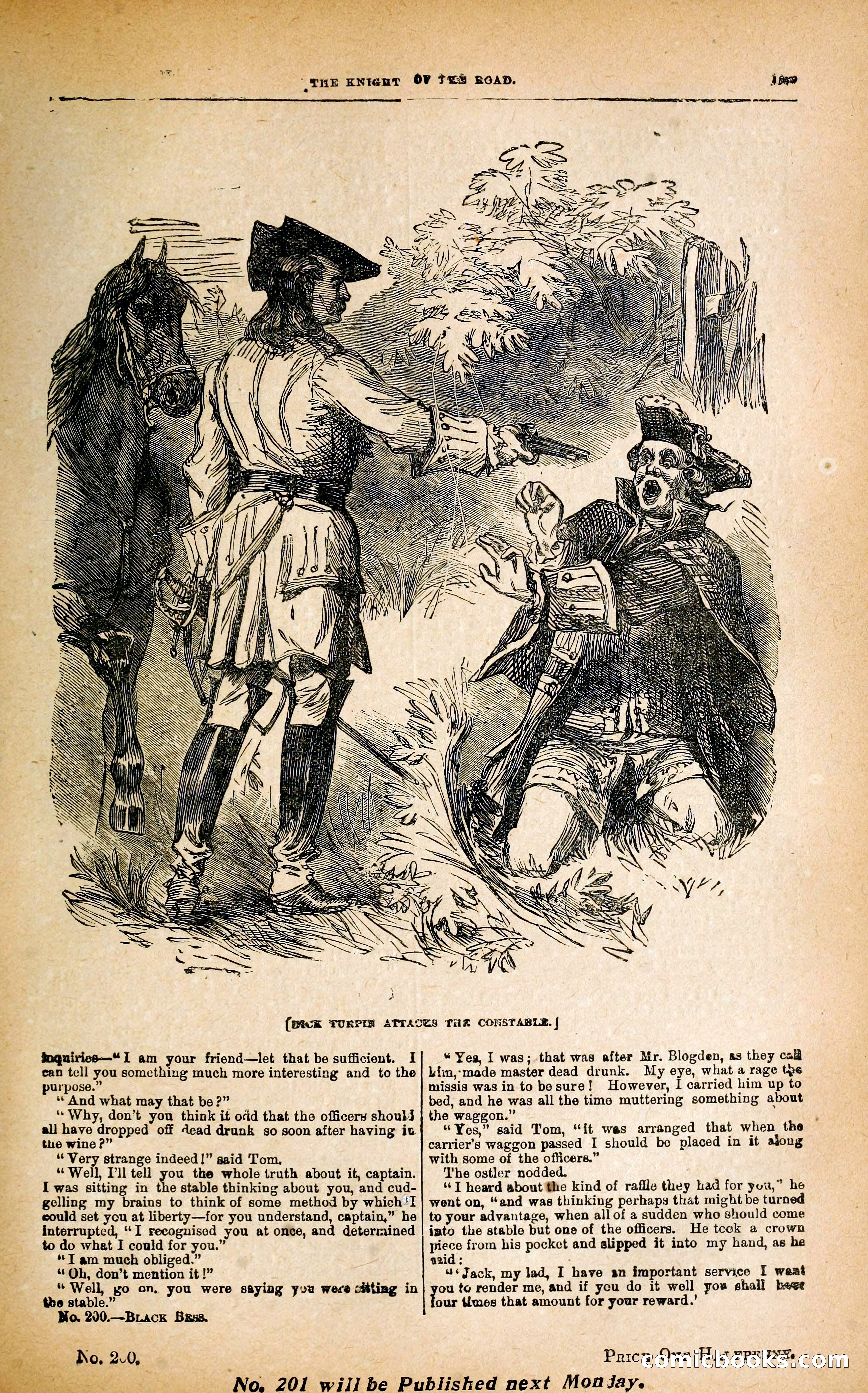 Black Bess; or, the Knight of the Road — page 221: Penny Dreadfuls, 1866