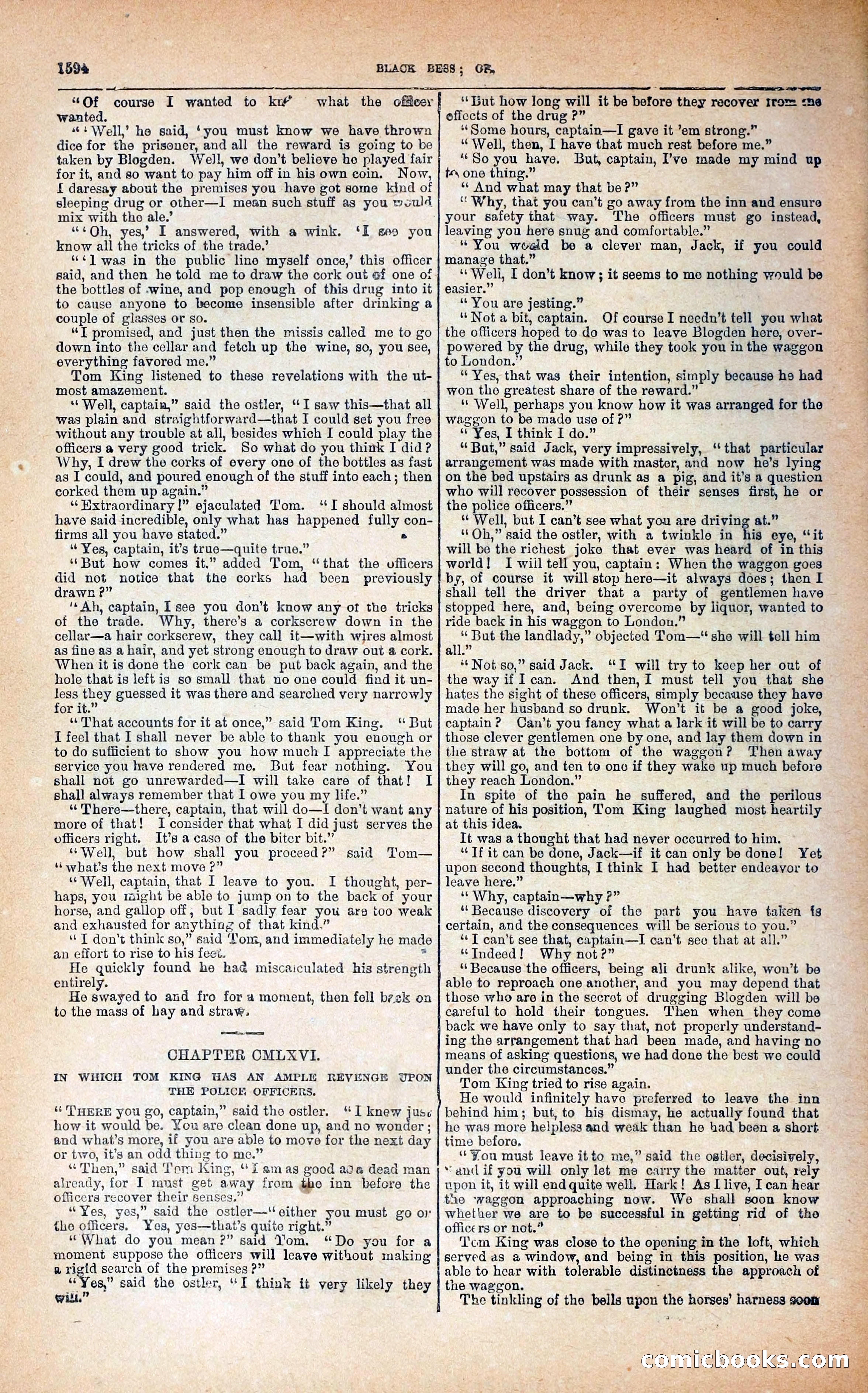 Black Bess; or, the Knight of the Road — page 222: Penny Dreadfuls, 1866