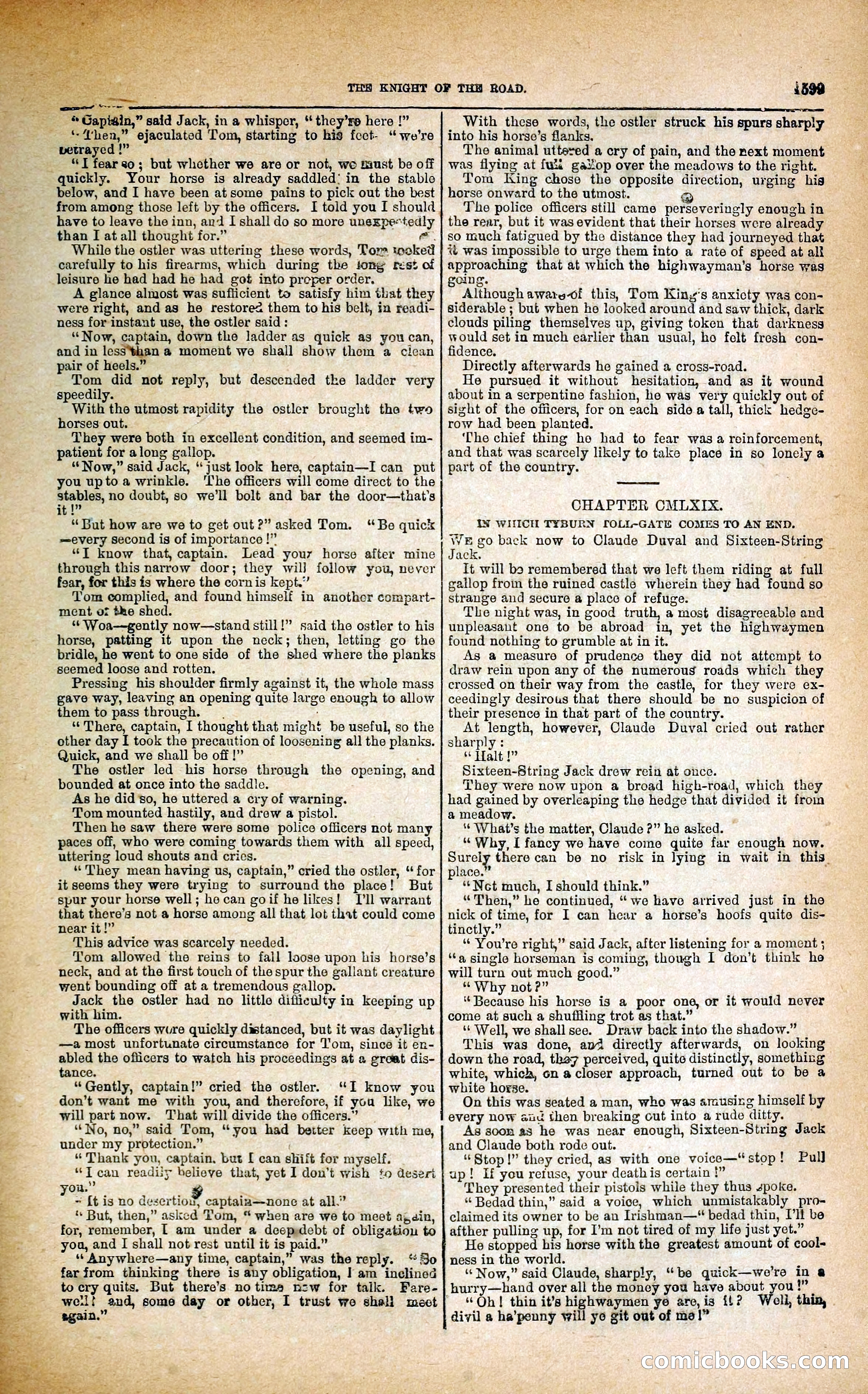 Black Bess; or, the Knight of the Road — page 227: Penny Dreadfuls, 1866